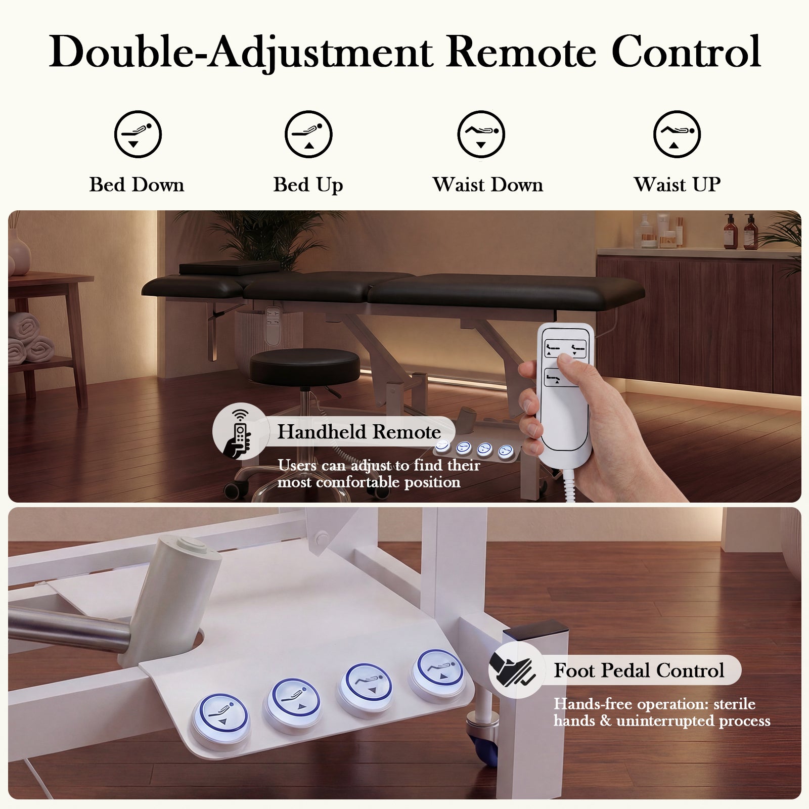 Advwin 2-Motor Electric Massage Treatment Table