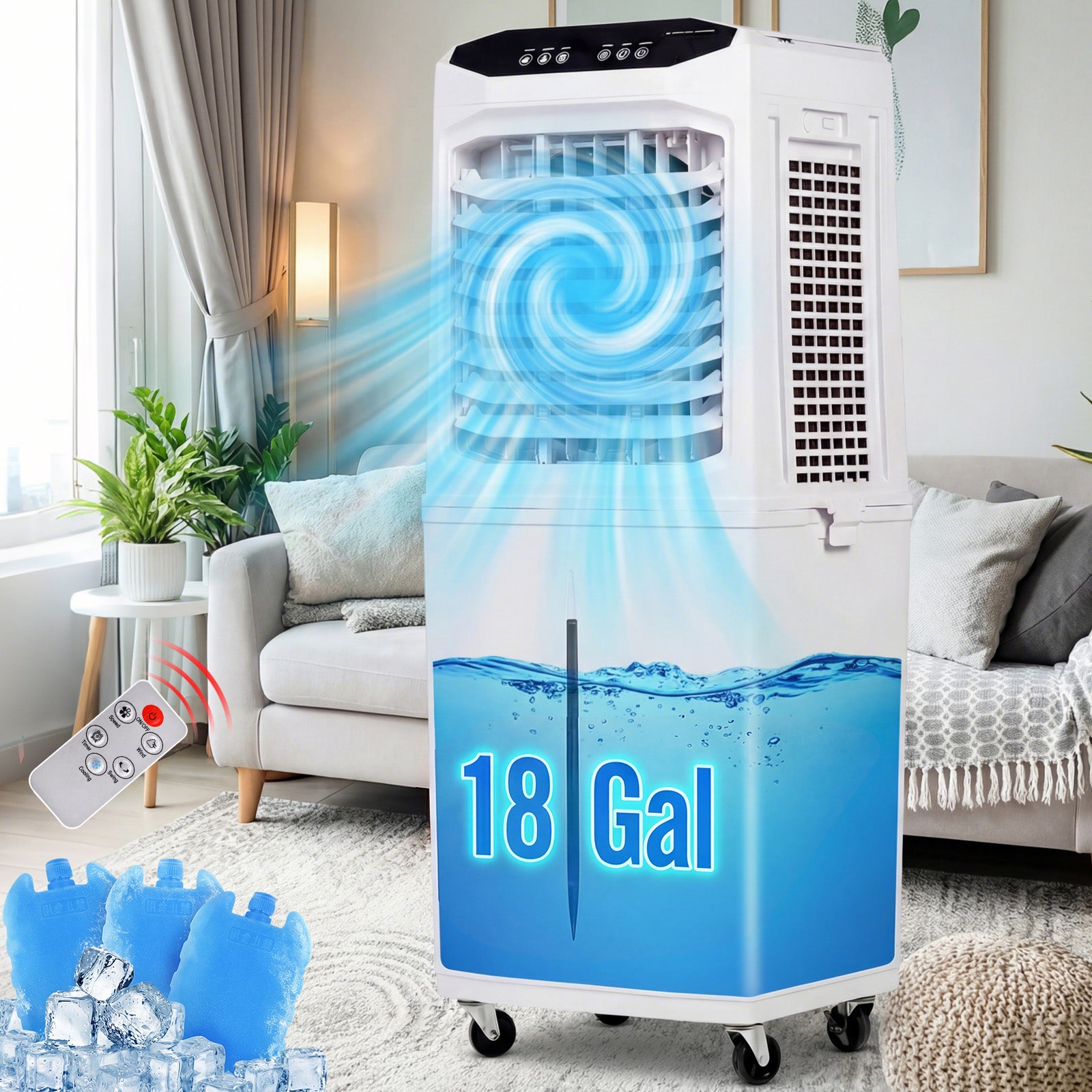 Advwin 3300 CFM Evaporative Swamp Cooler