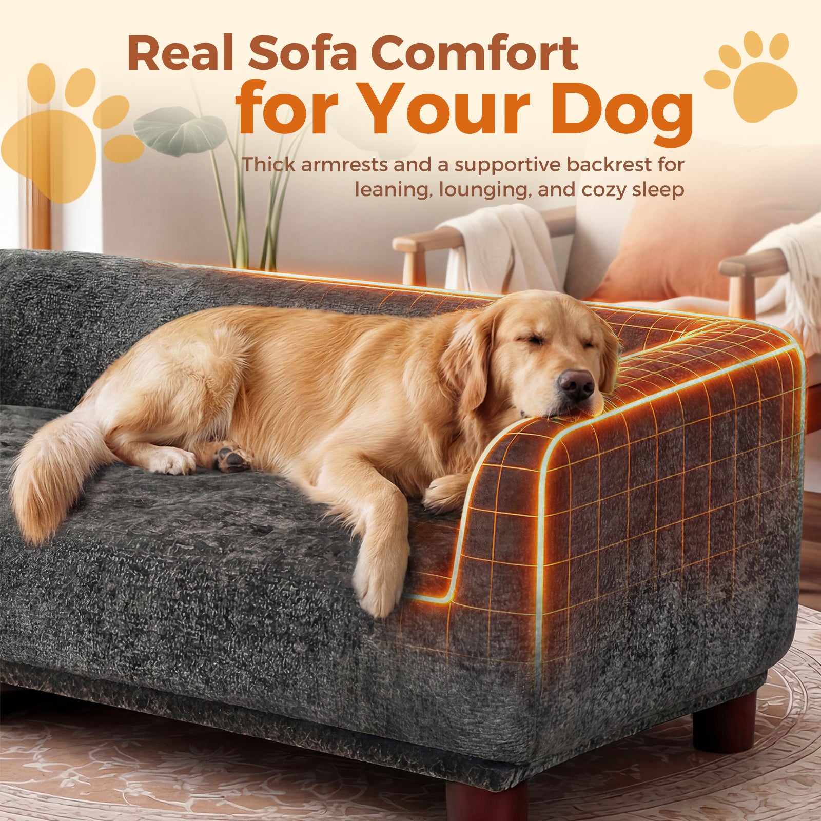 Advwin Dog Couch Sofa for Large & Extra Large Dogs