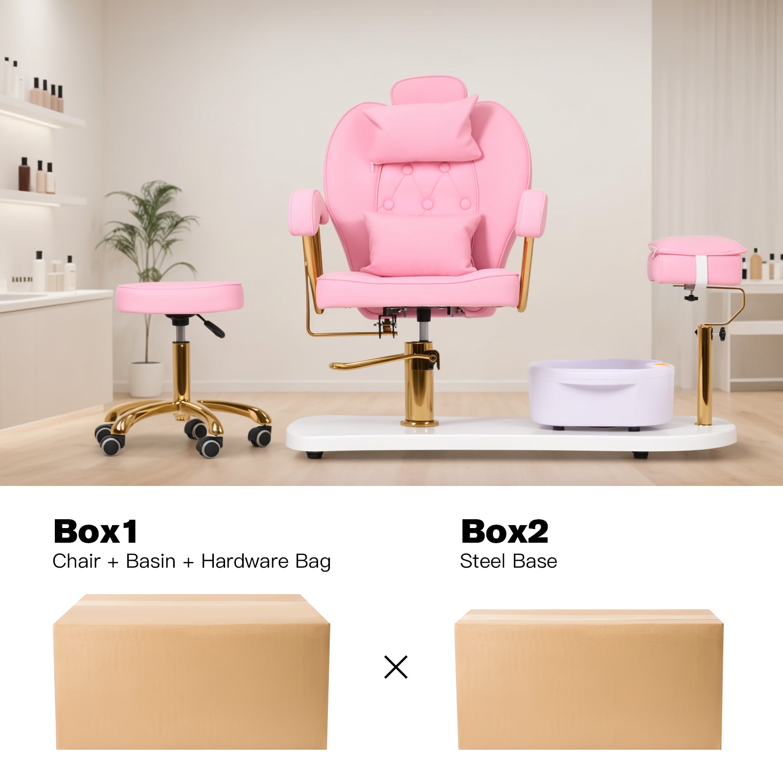 Advwin Pedicure Chair with Adjustable Height