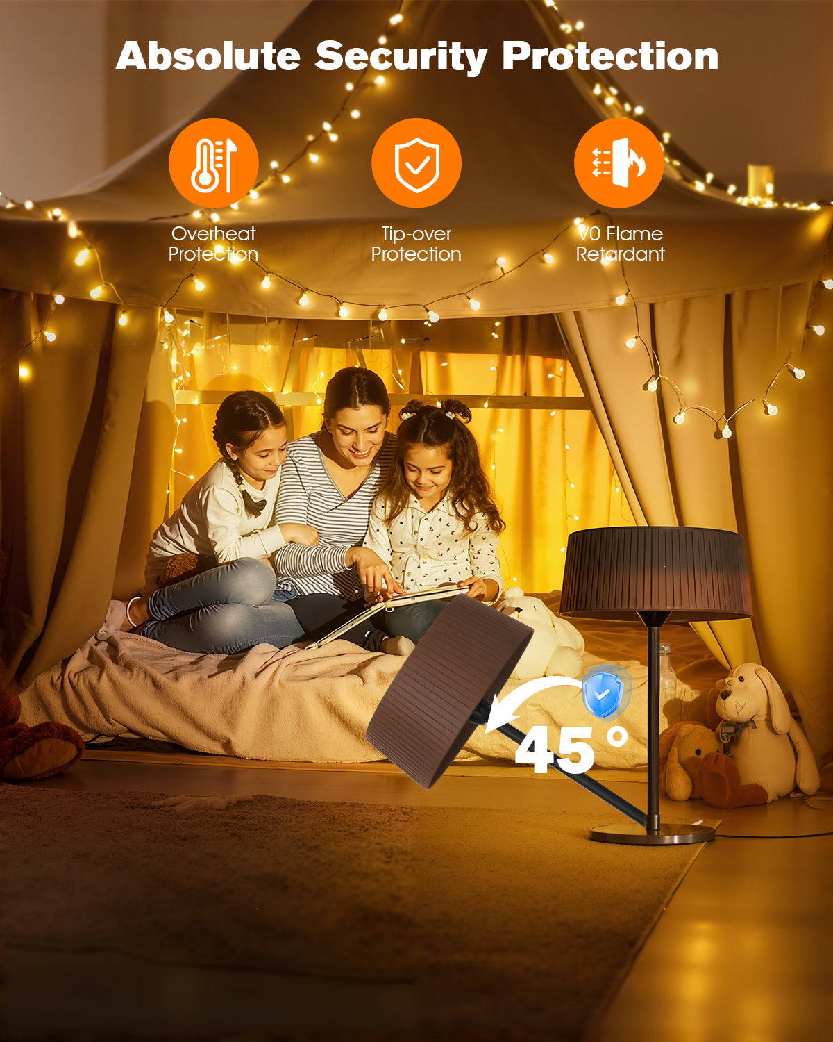 Advwin Electric Infrared Patio Heater 1500W