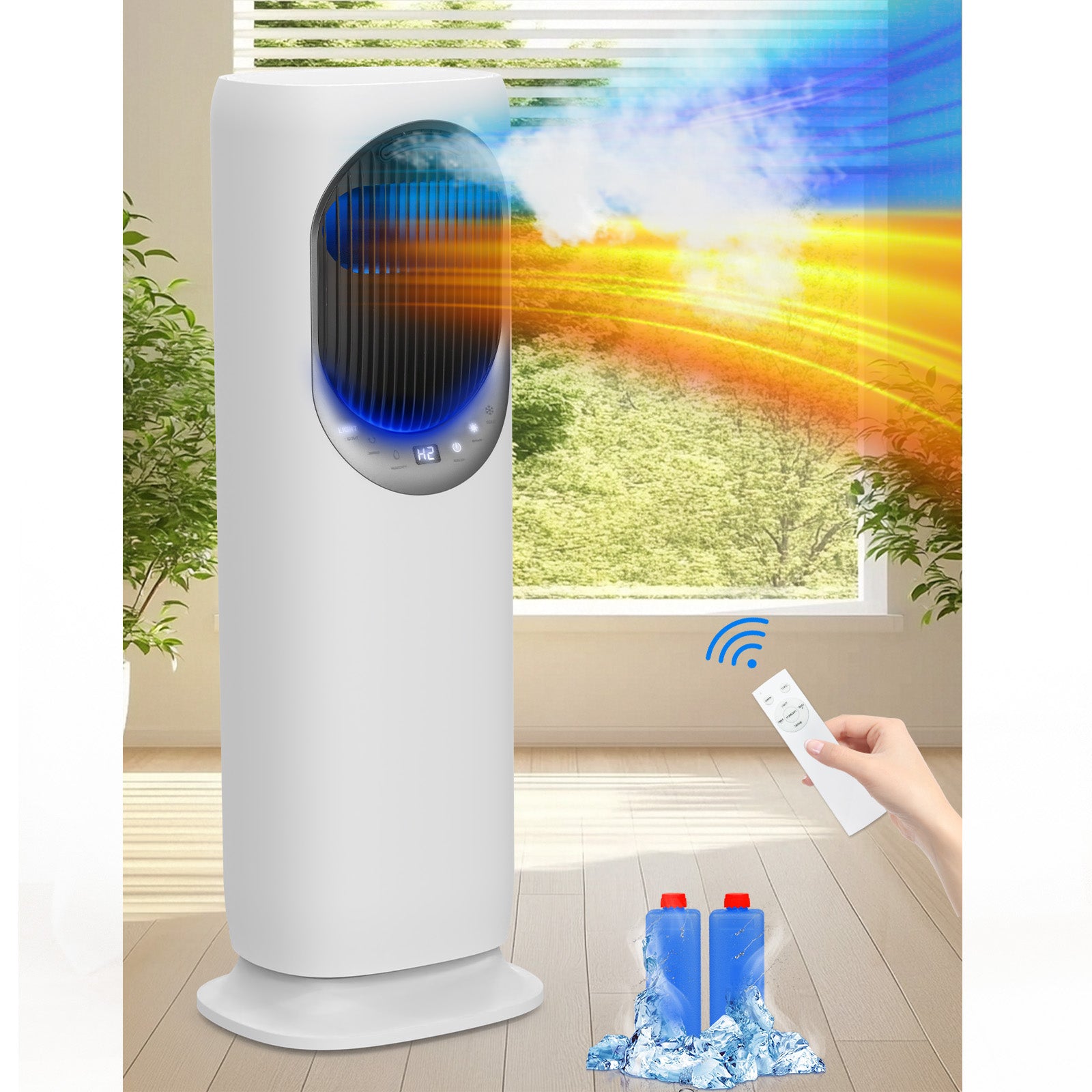 heater and cooling fan combo