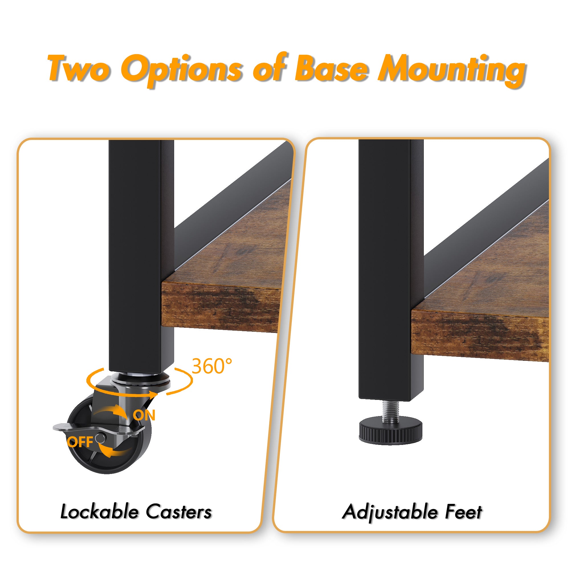 Advwin 4-Tier 3D Printer Stand w/ Drawer & Outlet