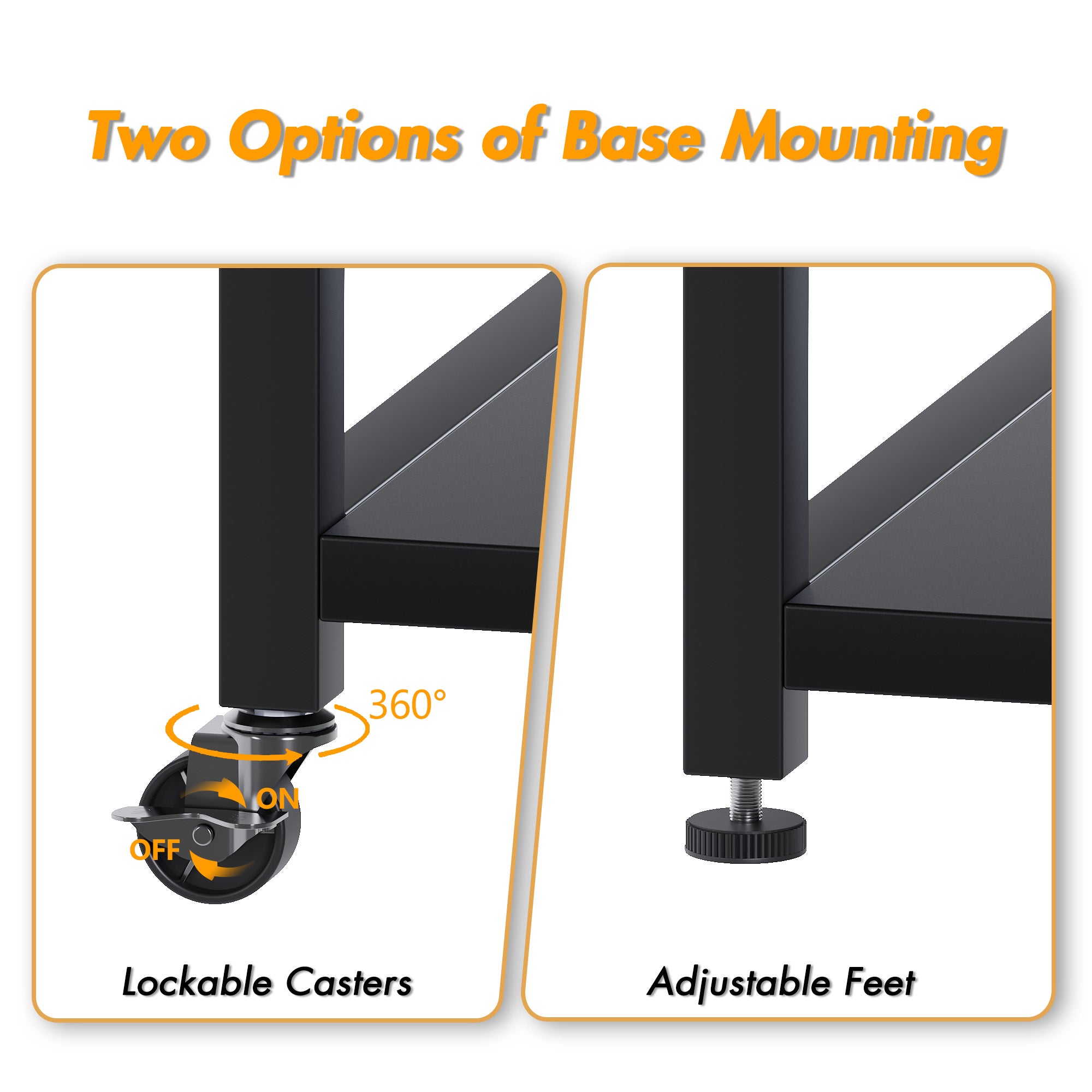 Advwin 4-Tier 3D Printer Stand w/ Drawer & Outlet