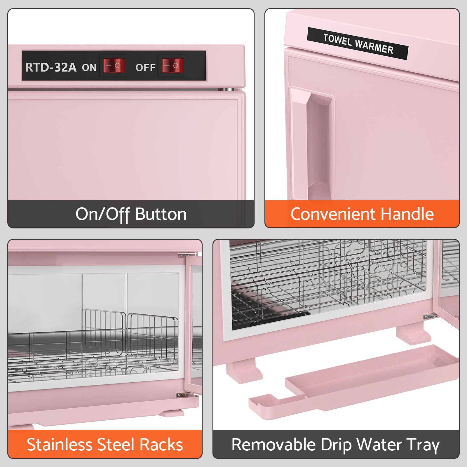 Advwin Electric Warmer Towel Cabinet 32L