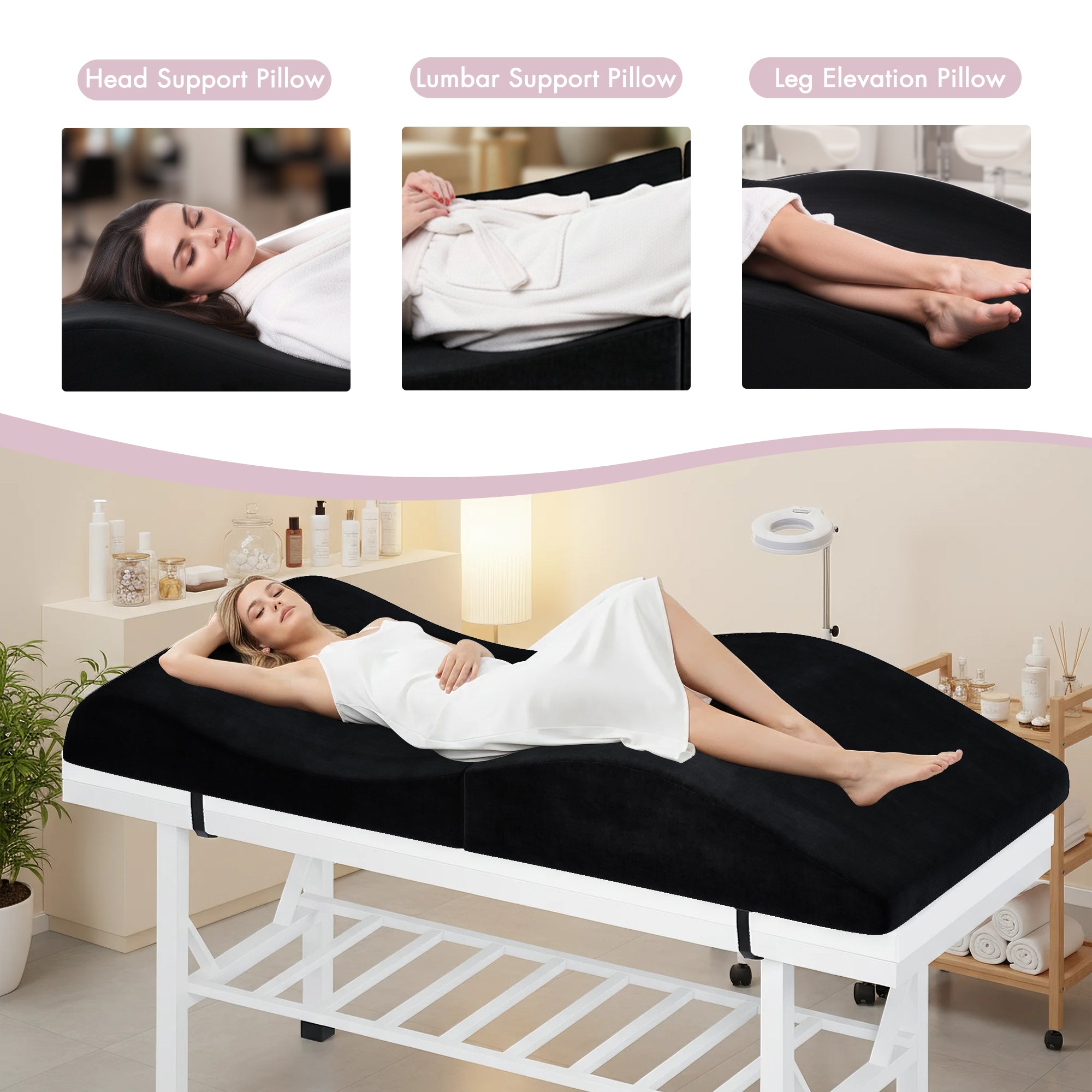 Advwin Foldable Curvy Lash Bed Topper
