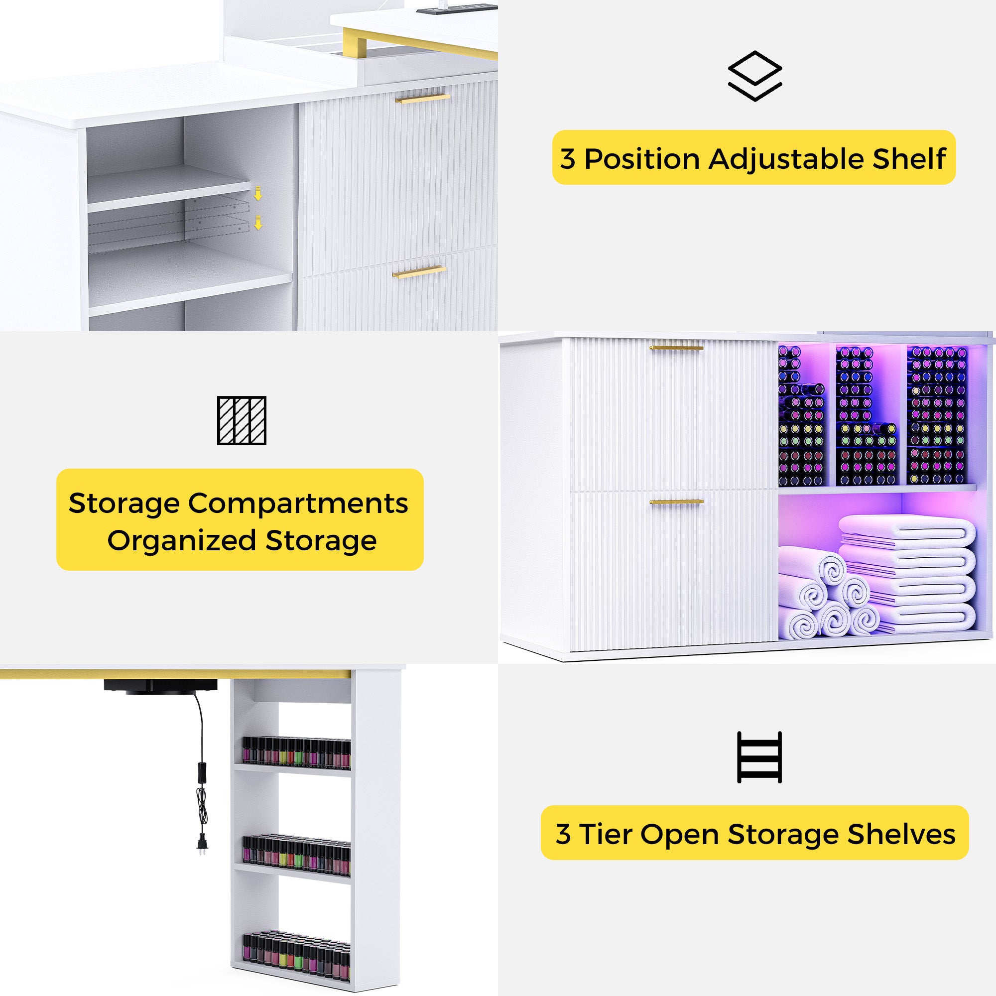 Nail Table with light
