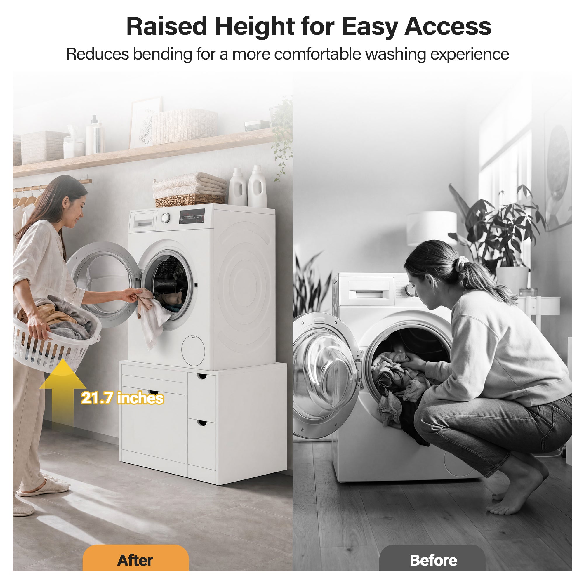 Advwin Heavy Duty Wooden Laundry Stand