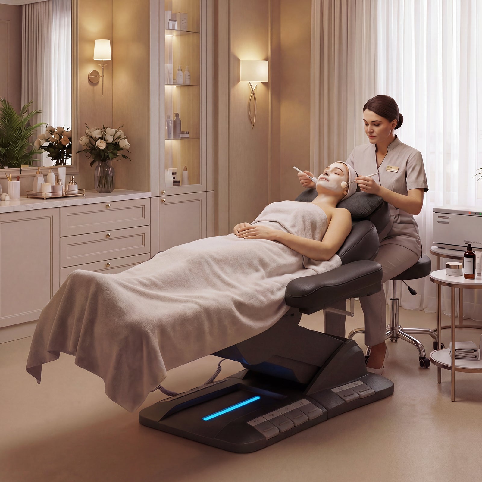 Advwin 3 Motor Adjustable Electric Esthetician Bed