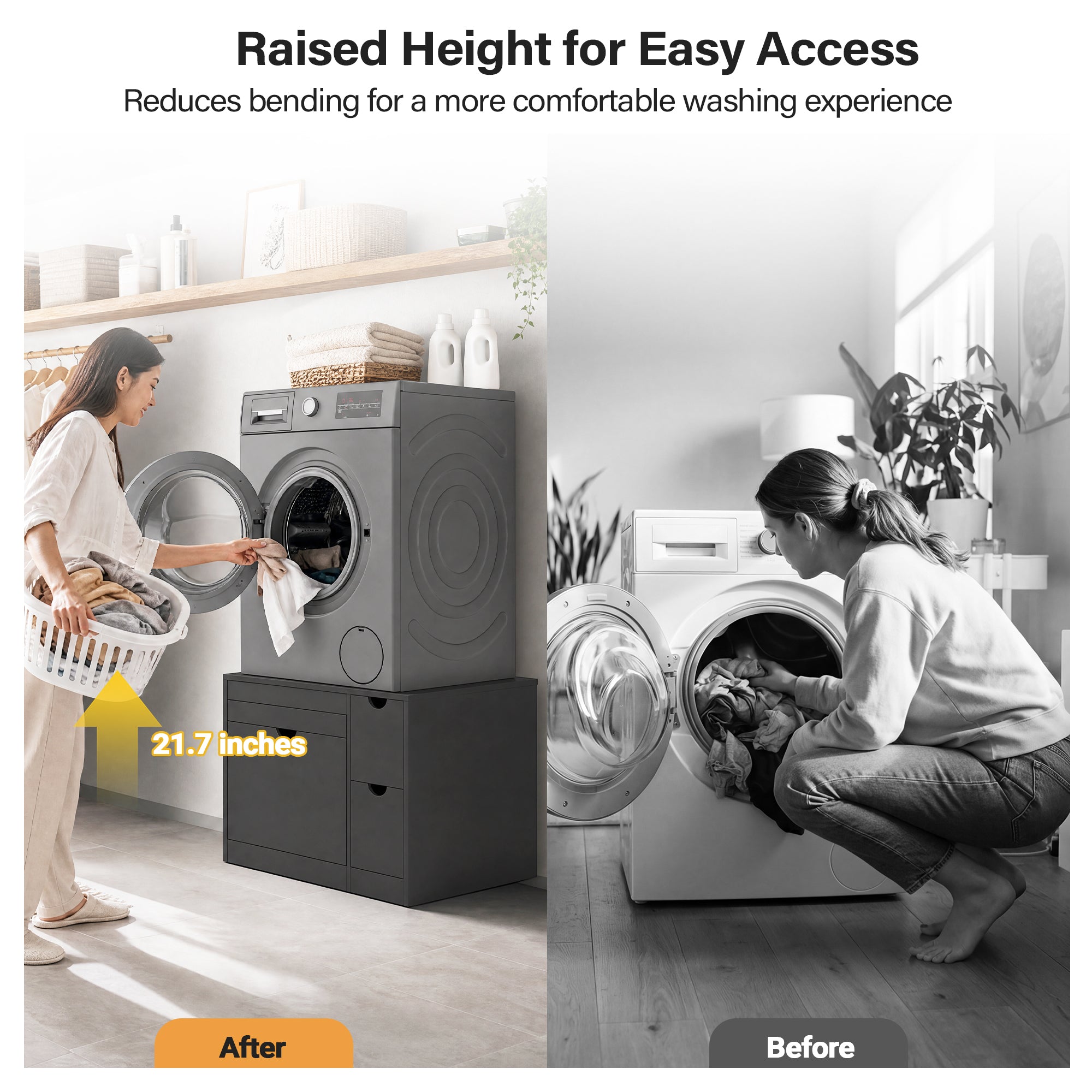 Advwin Heavy Duty Wooden Laundry Stand