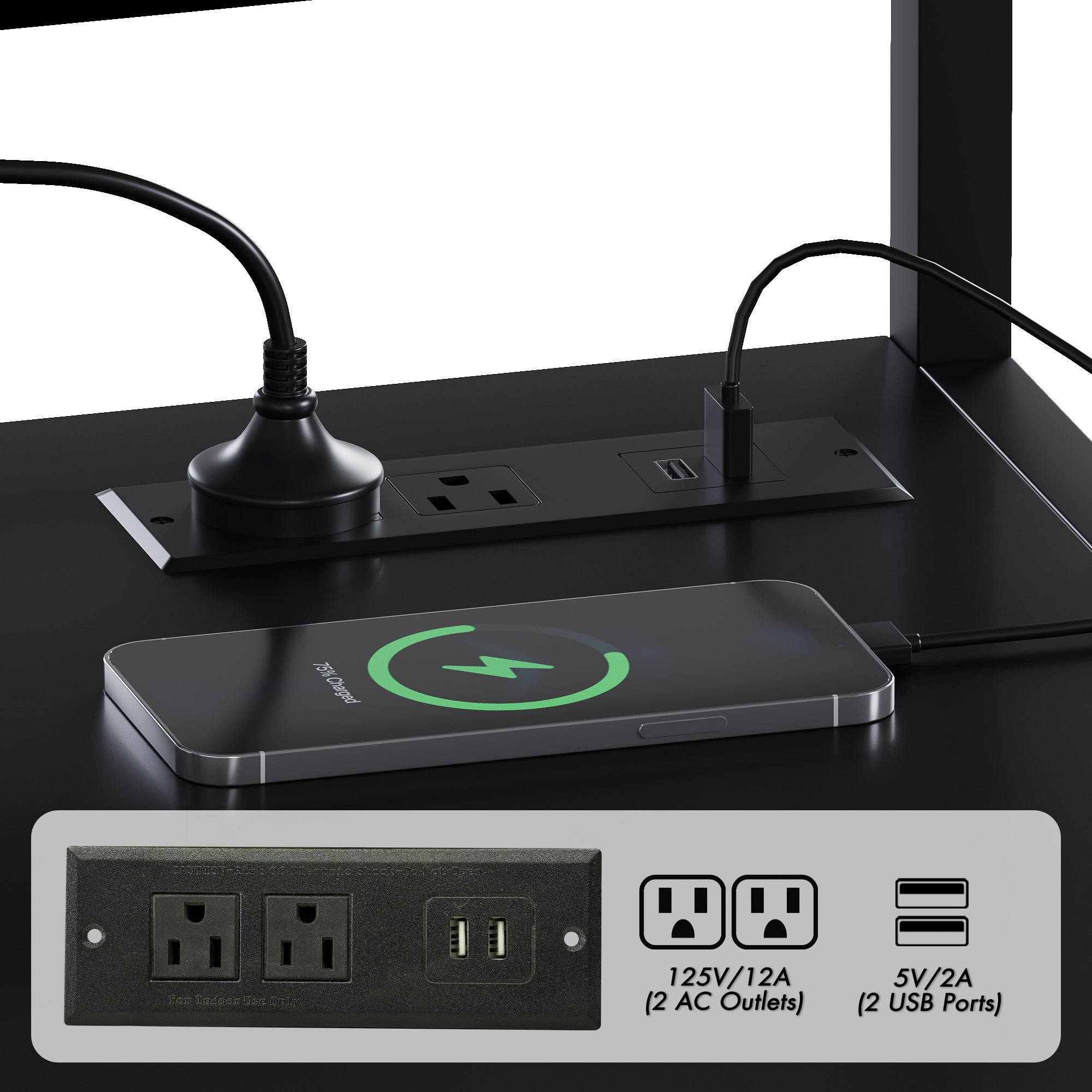 Advwin 4-Tier 3D Printer Stand w/ Drawer & Outlet