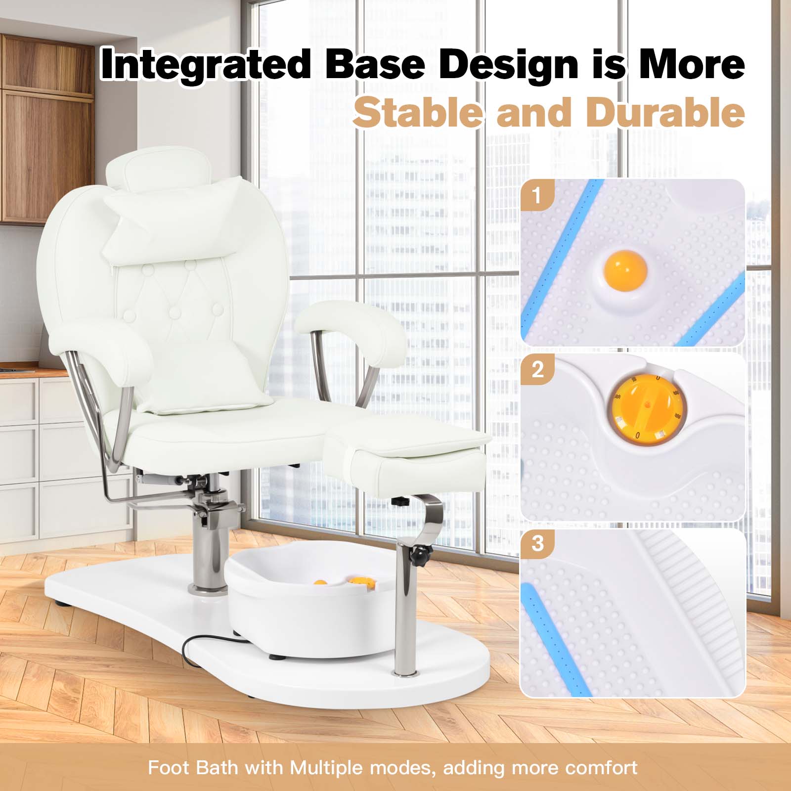 Advwin Pedicure Chair with Adjustable Height