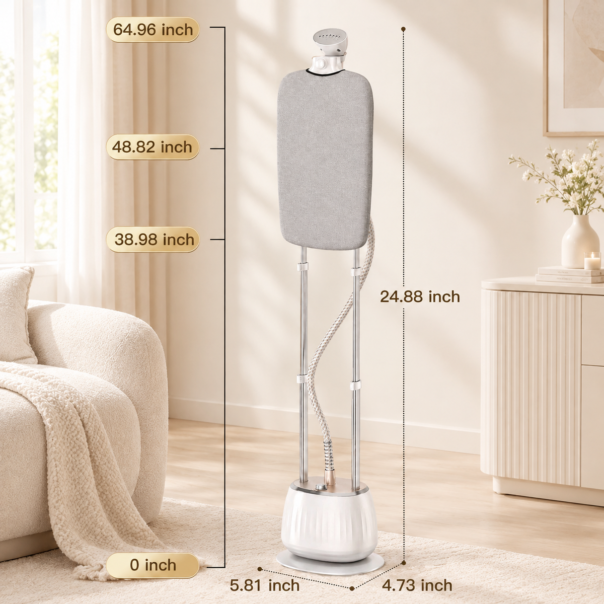 Advwin 1800W Standing Steamer for Clothes