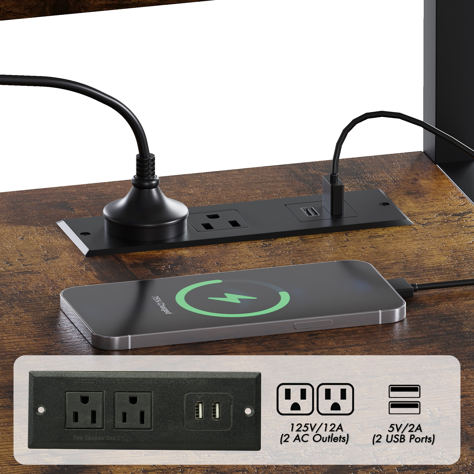 Advwin 4-Tier 3D Printer Stand w/ Drawer & Outlet