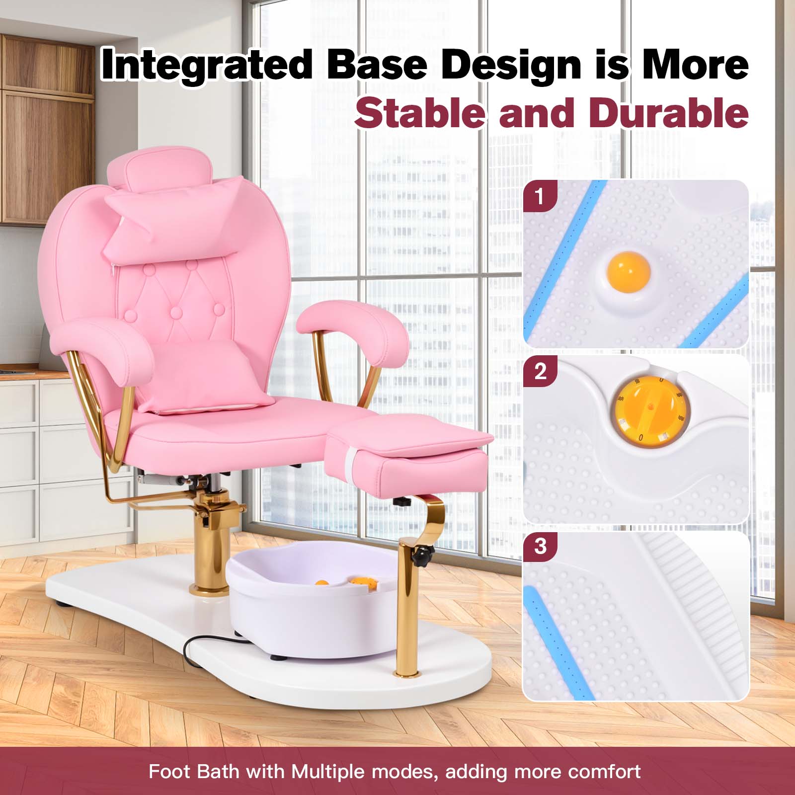 Advwin Pedicure Chair with Adjustable Height