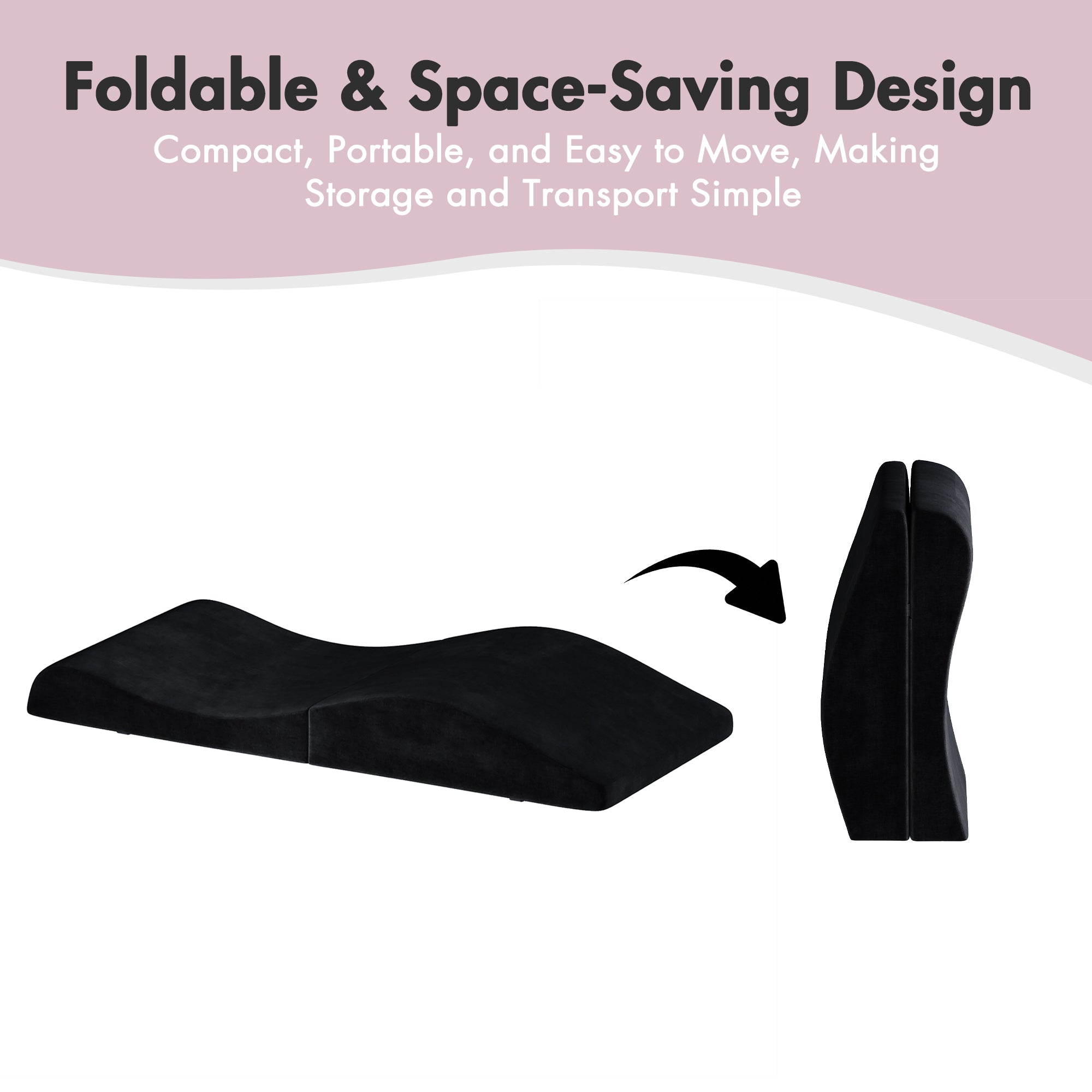Advwin Foldable Curvy Lash Bed Topper