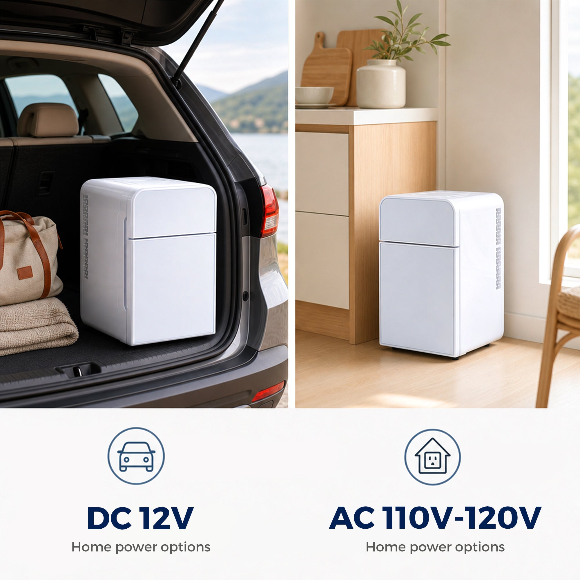 Advwin Portable Mini Fridge for Skin Care w/ Handle