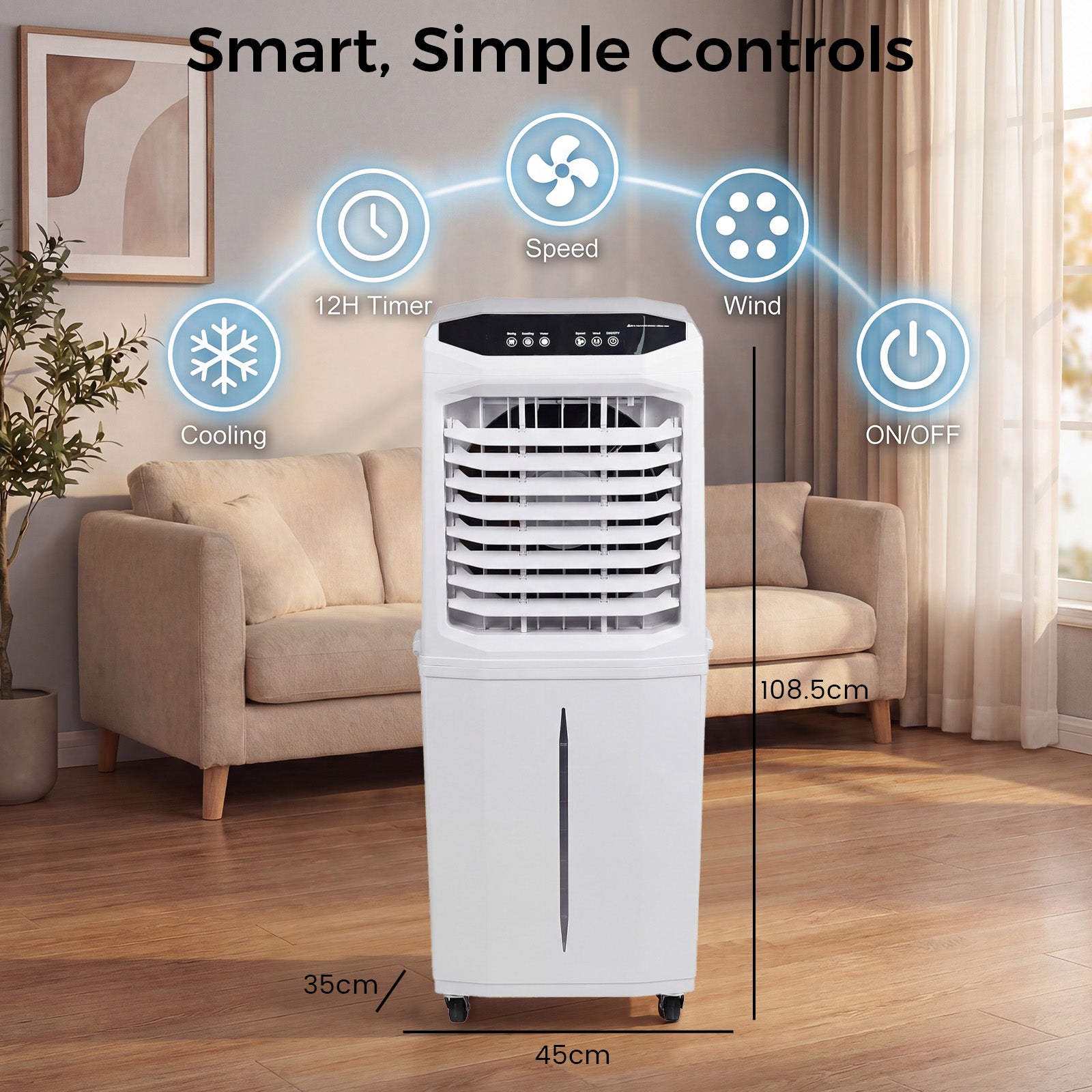 Advwin 3300 CFM Evaporative Swamp Cooler