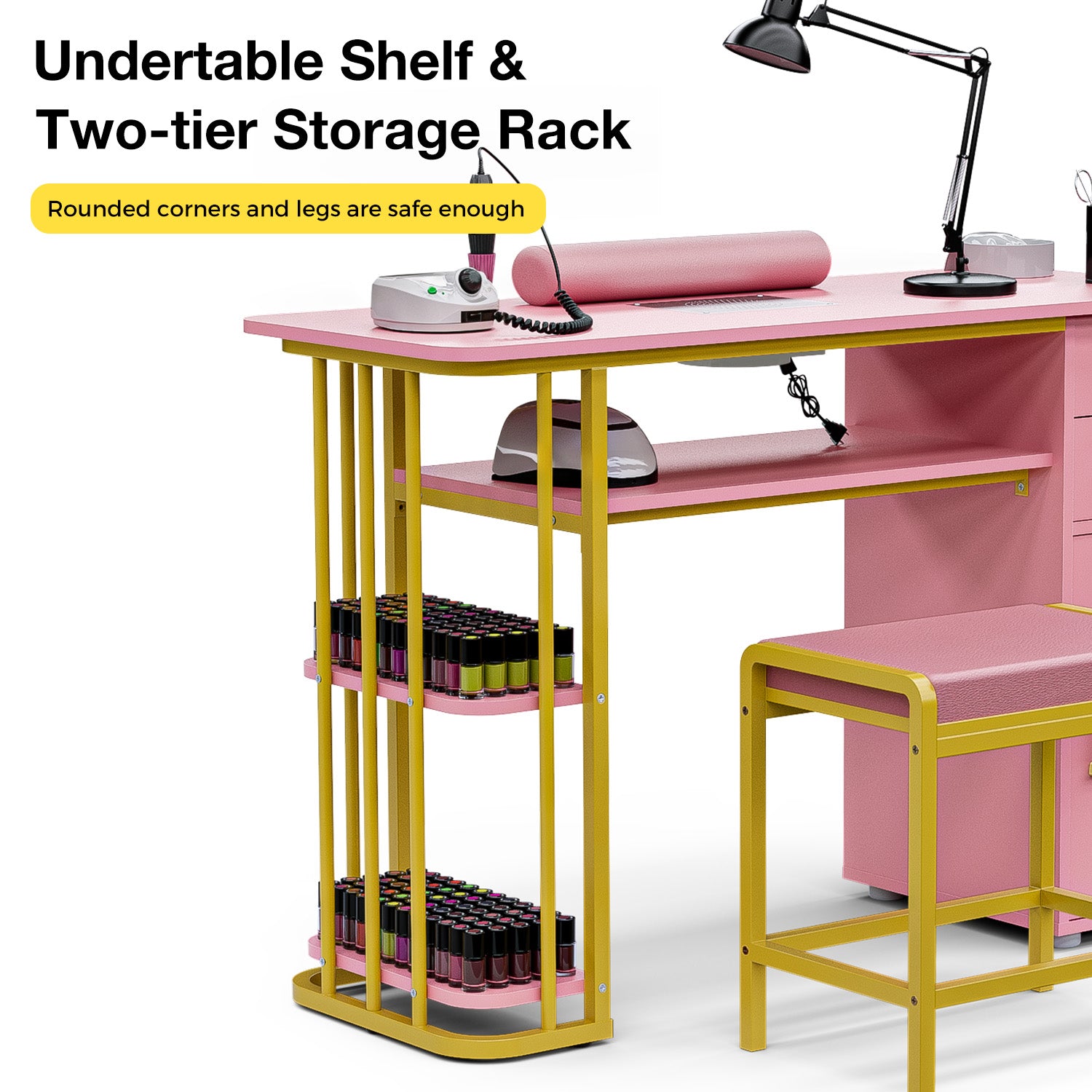 Advwin Nail Desk with Dust Extractor