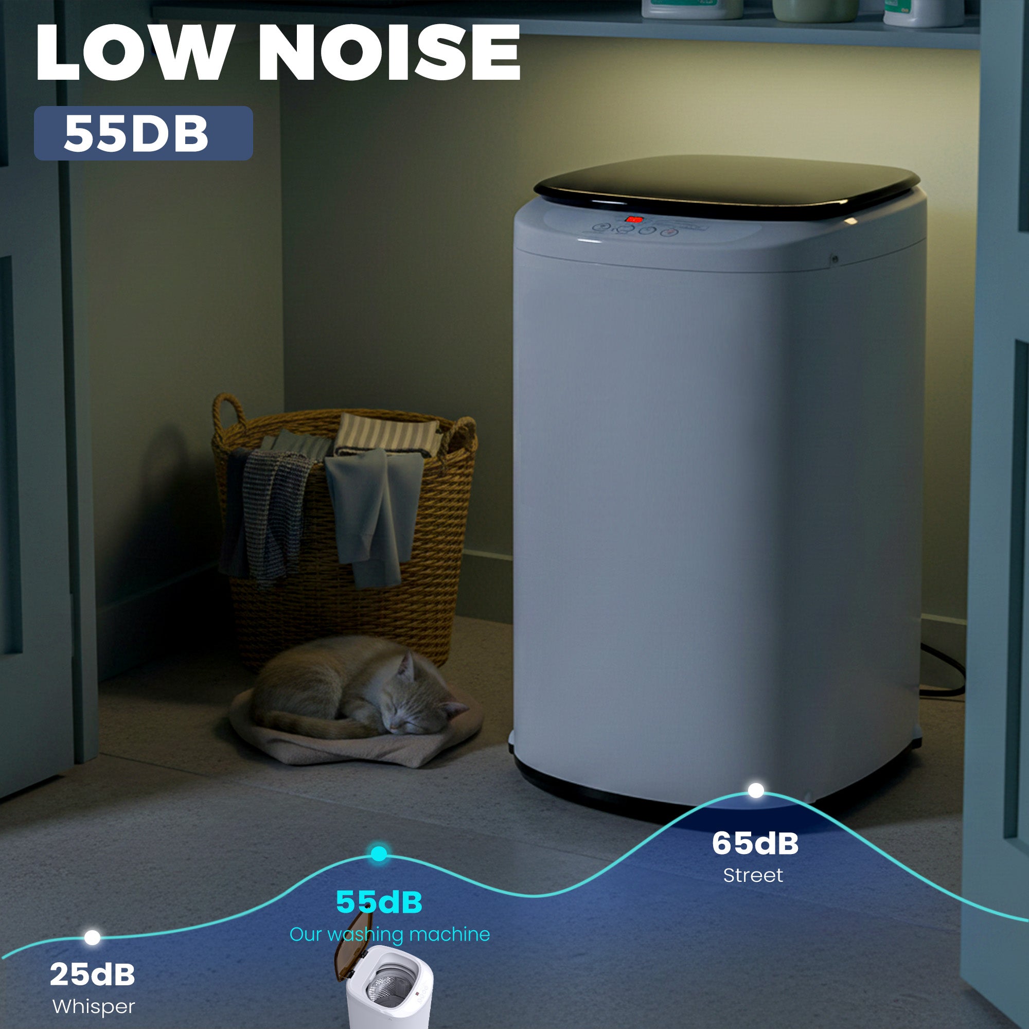 Advwin 1.07 Cu.ft Portable Washing Machine