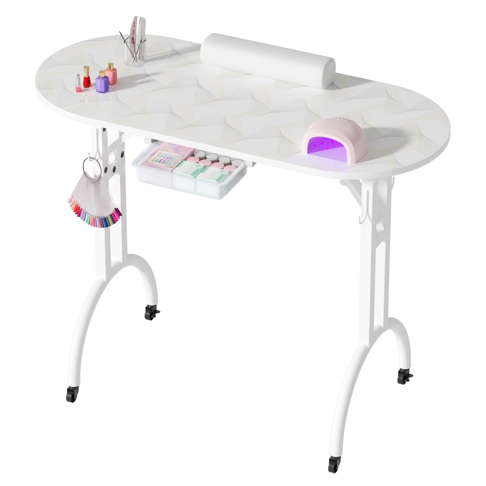 Advwin Portable Manicure Desk for Home & Travel