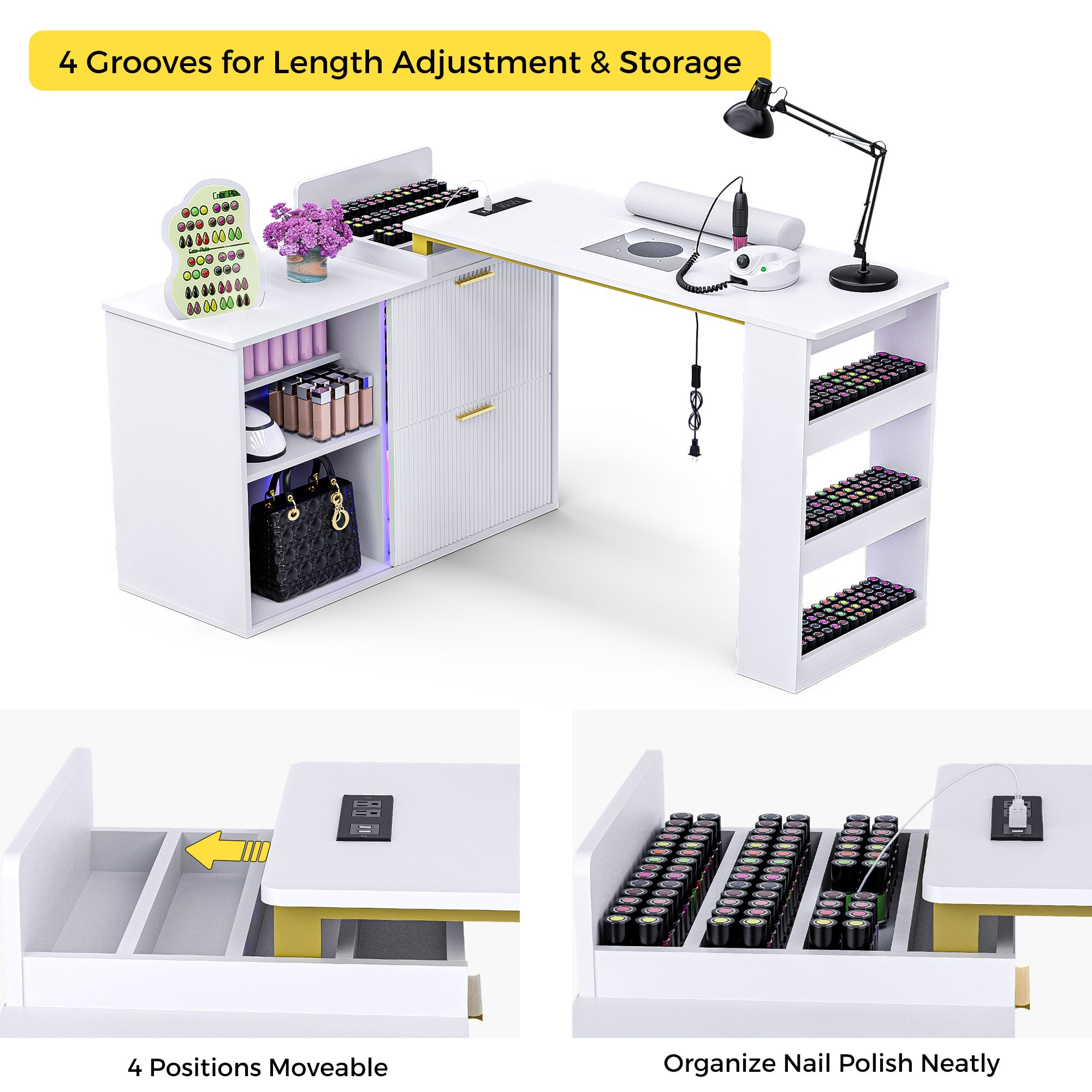 Nail Table with light