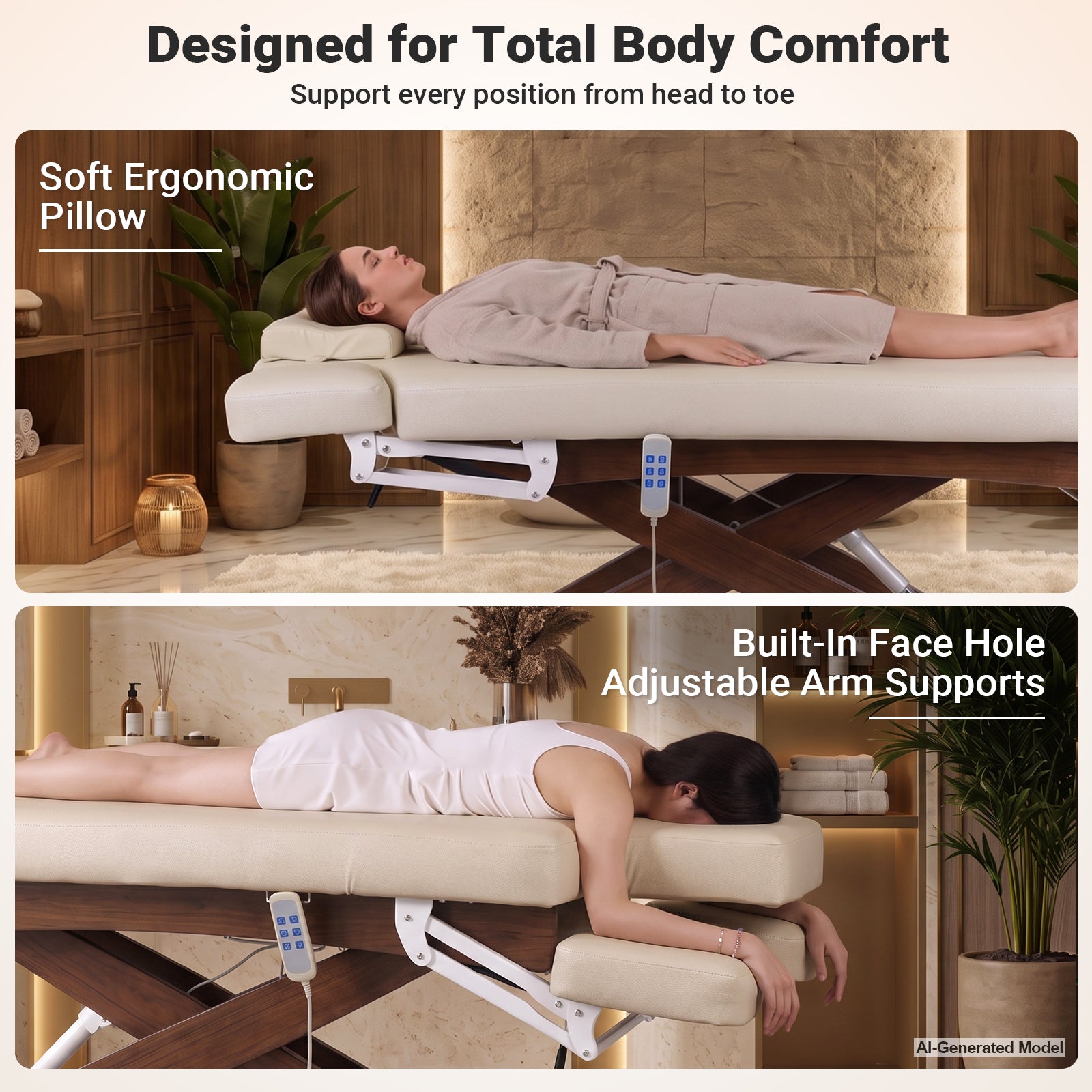 Advwin Electric Massage Table for Spa & Treatment