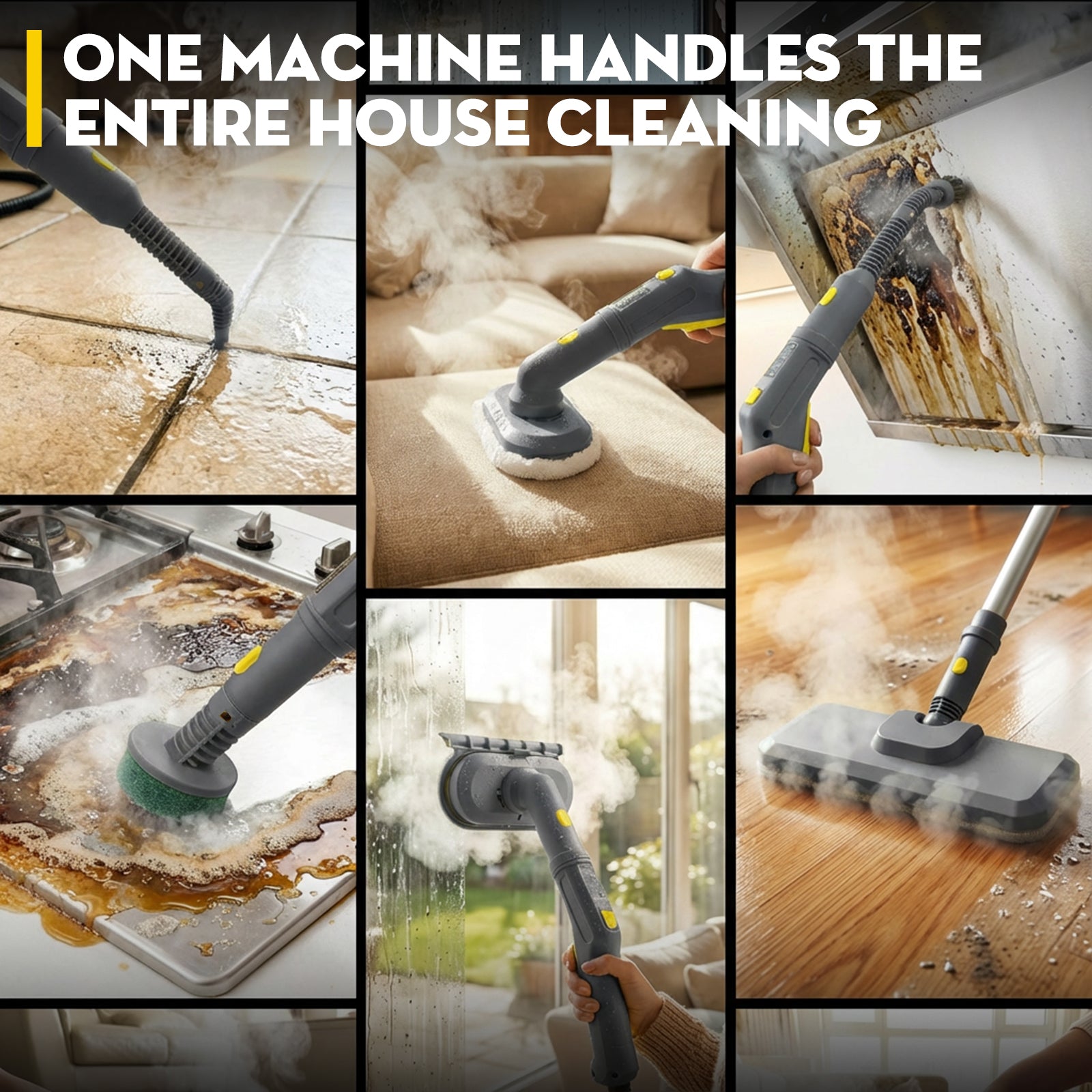 Advwin Steam Cleaner Chemical-Free High-Pressure