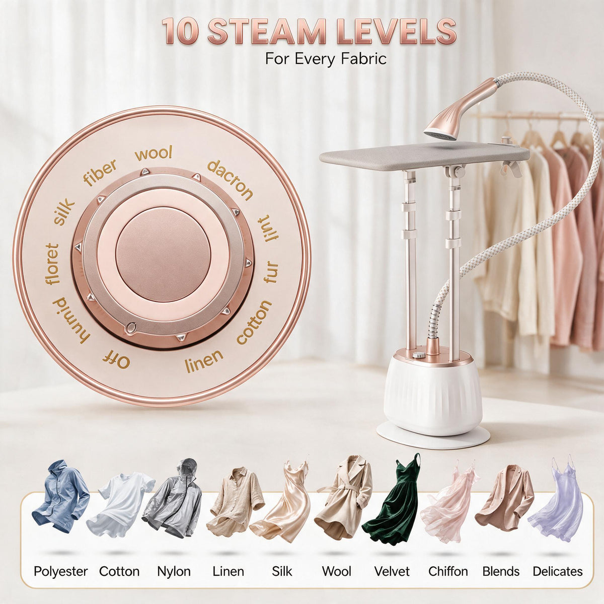Advwin 1800W Standing Steamer for Clothes