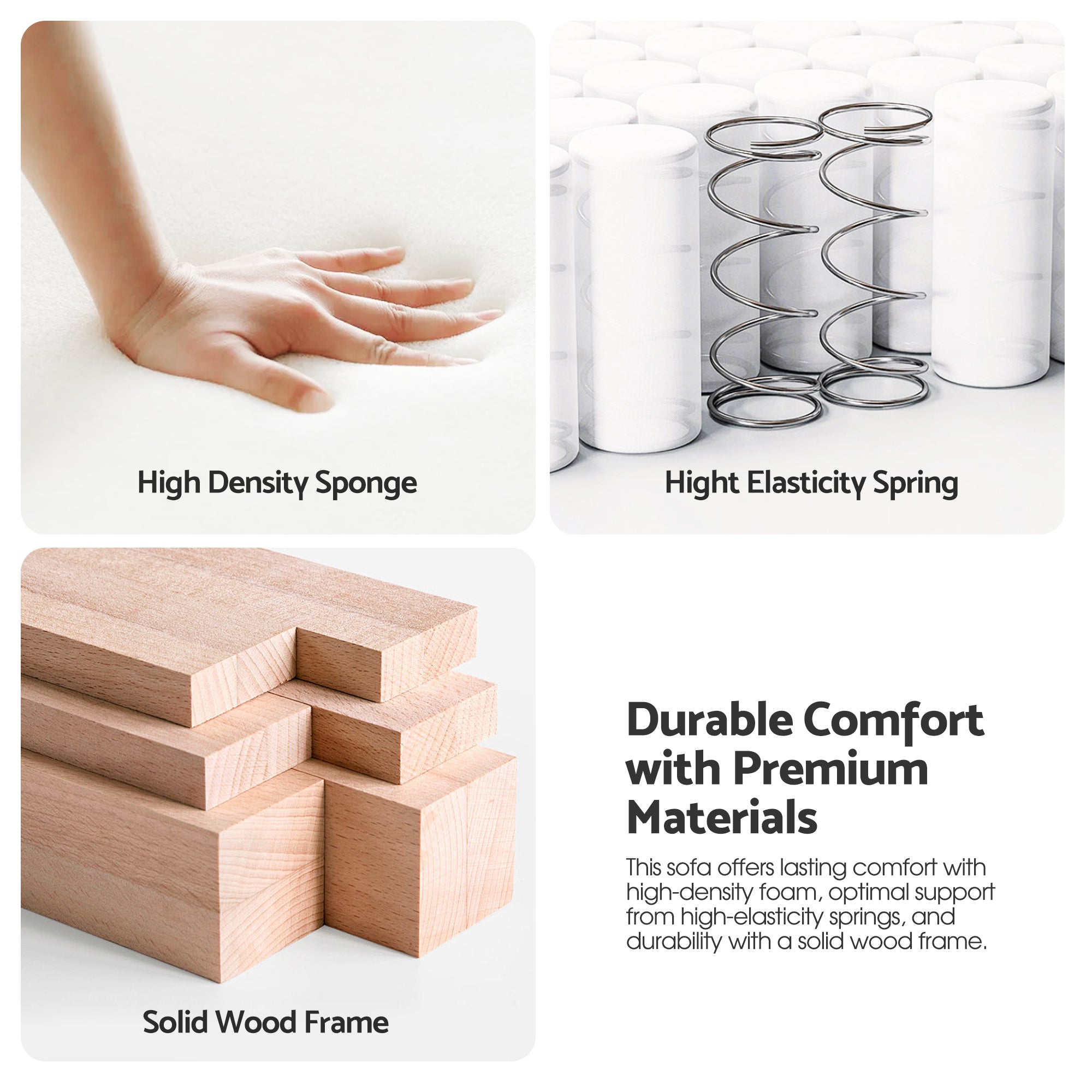 Advwin 114” Oversized Couch Loveseat Set