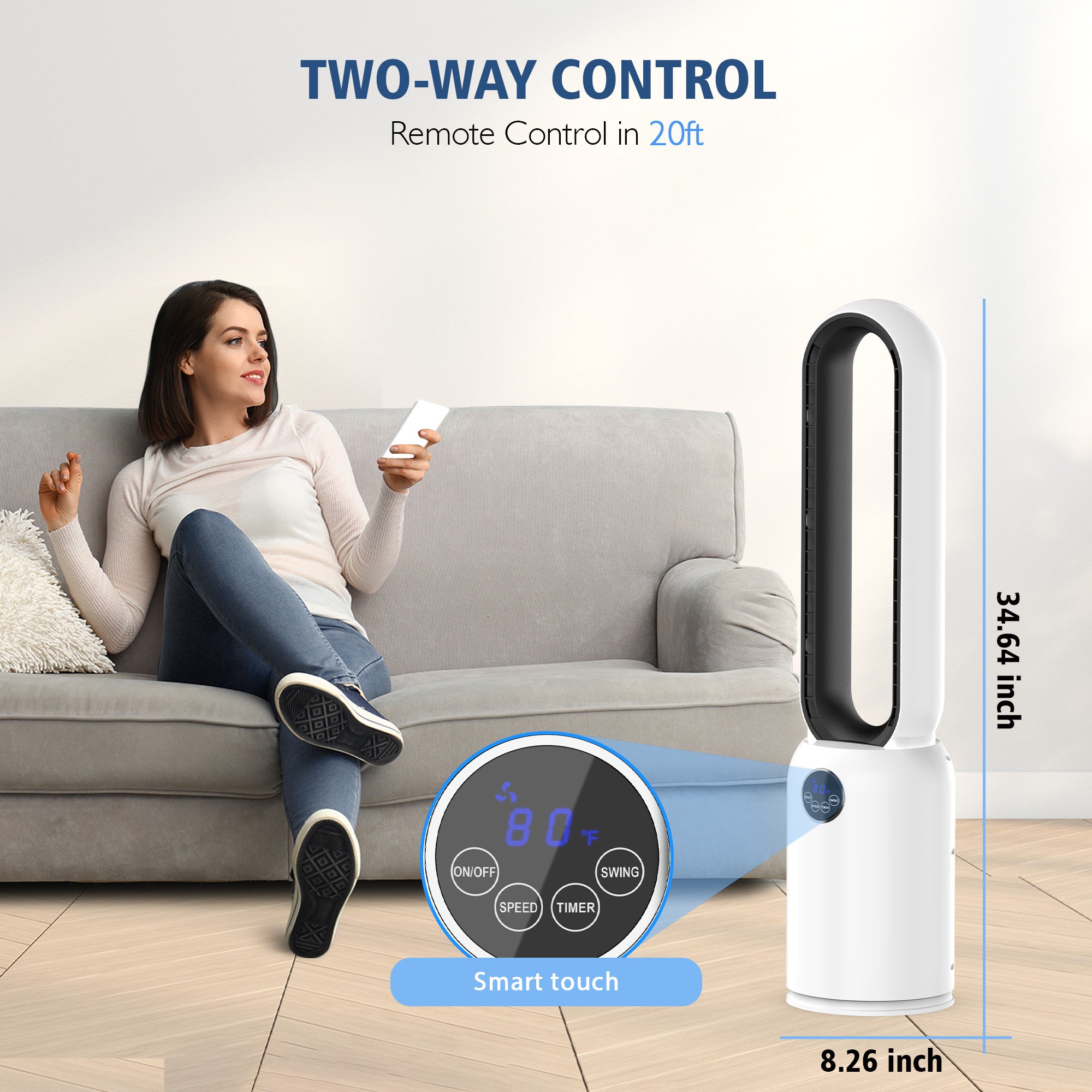 tower fan with remote