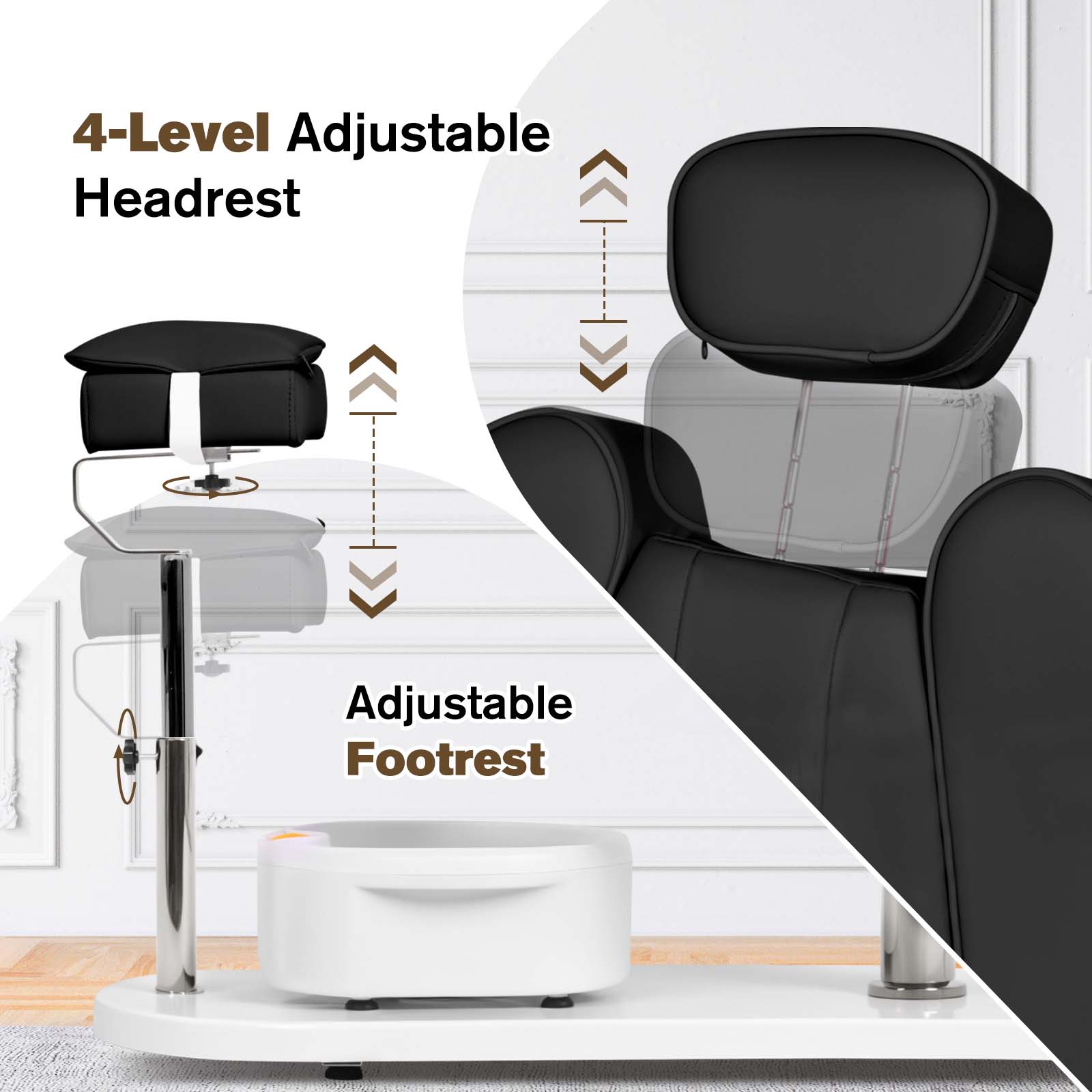 Advwin Pedicure Chair with Adjustable Height