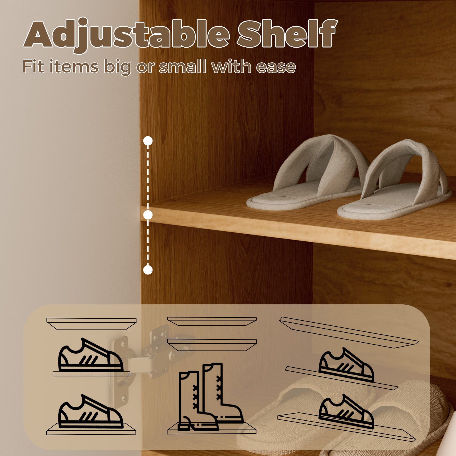 Advwin Modern Freestanding Room Divider