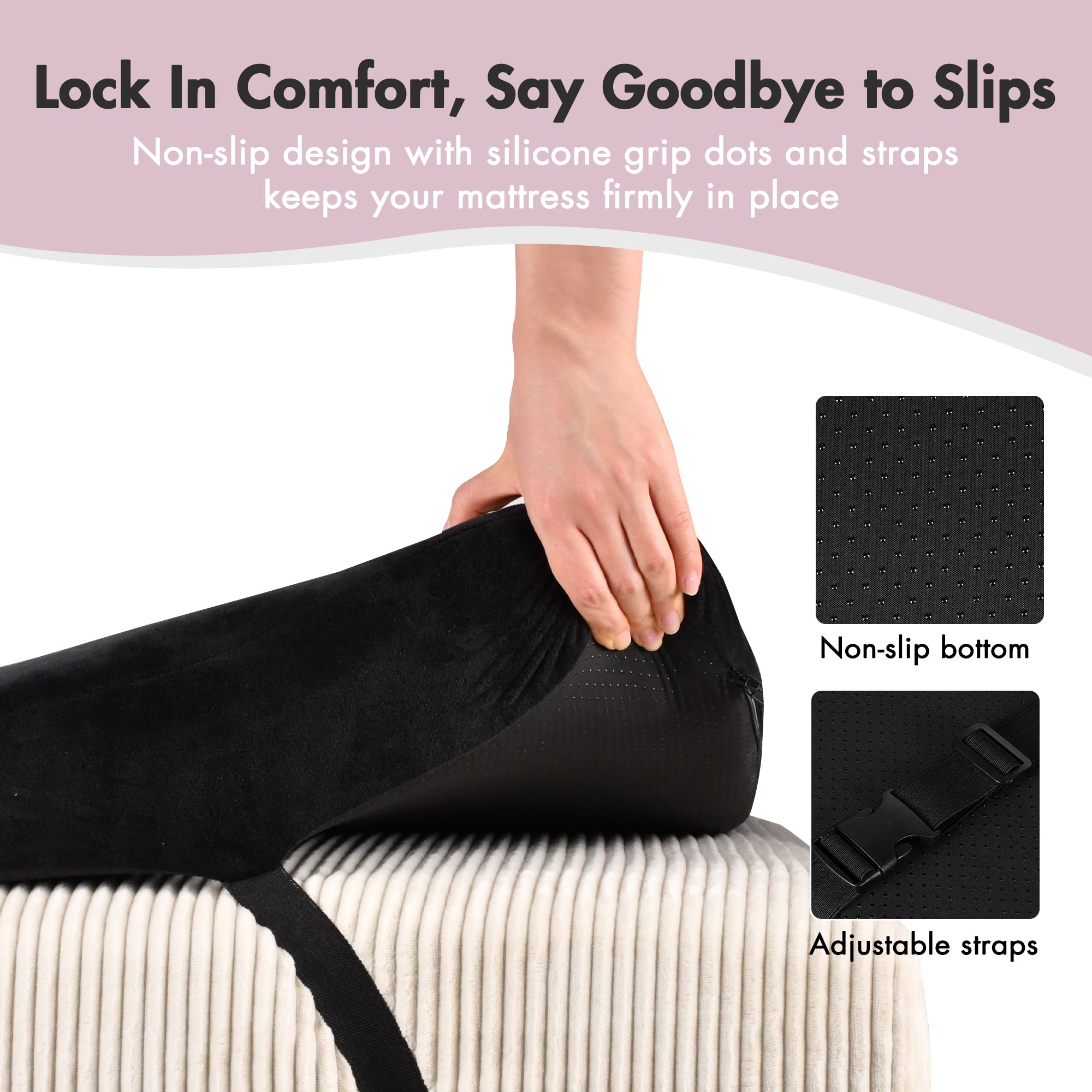 Advwin Foldable Curvy Lash Bed Topper