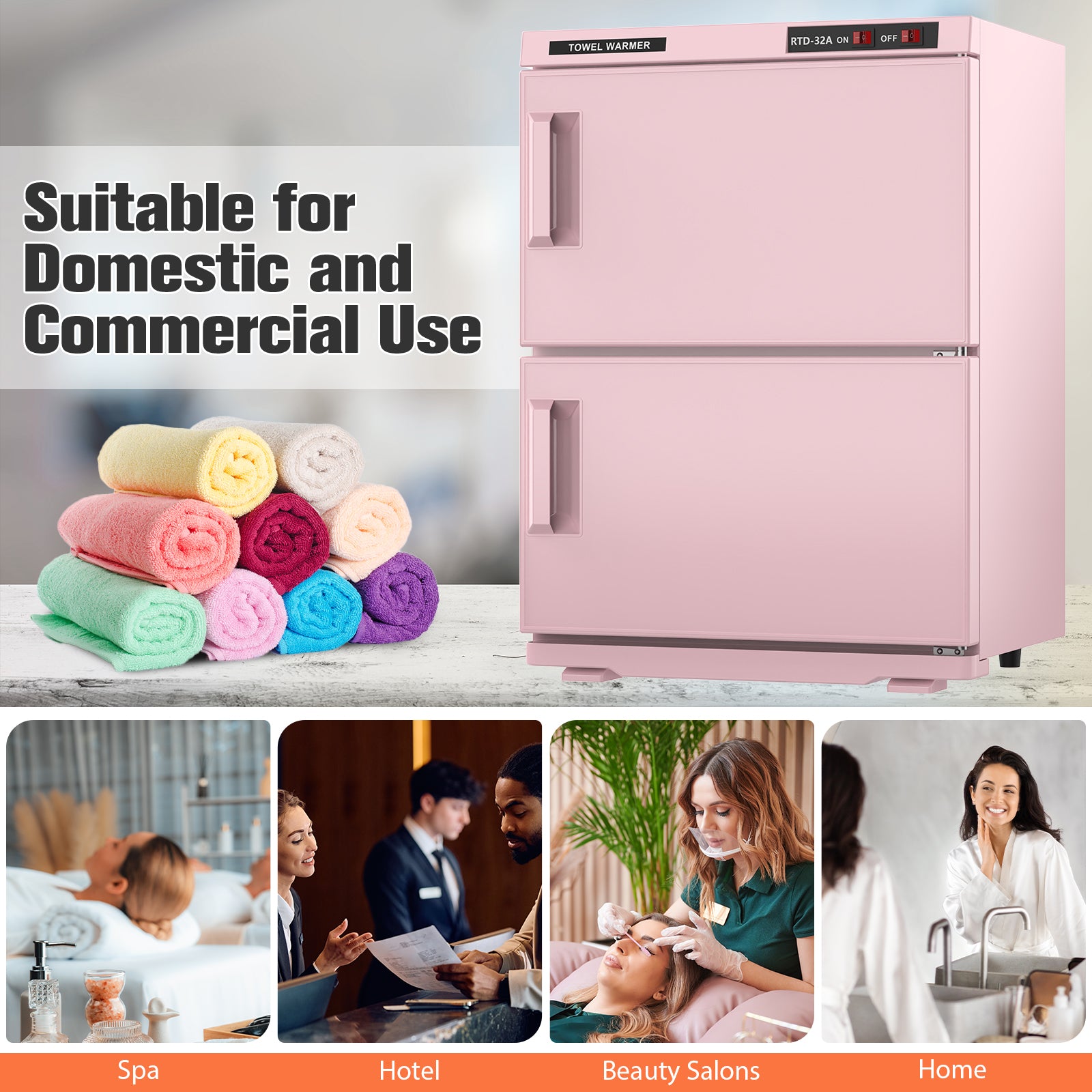 Advwin Electric Warmer Towel Cabinet 32L