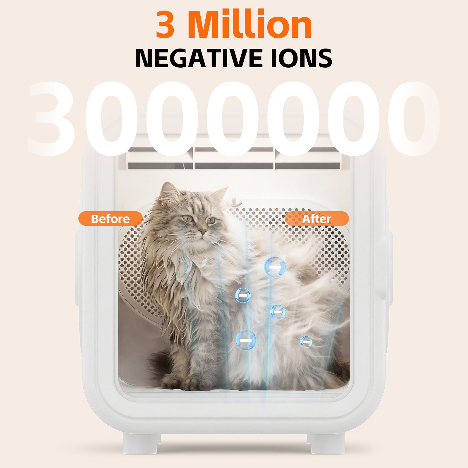 Advwin 75L Automatic Pet Dryer Box w/ Dual Motor Fan