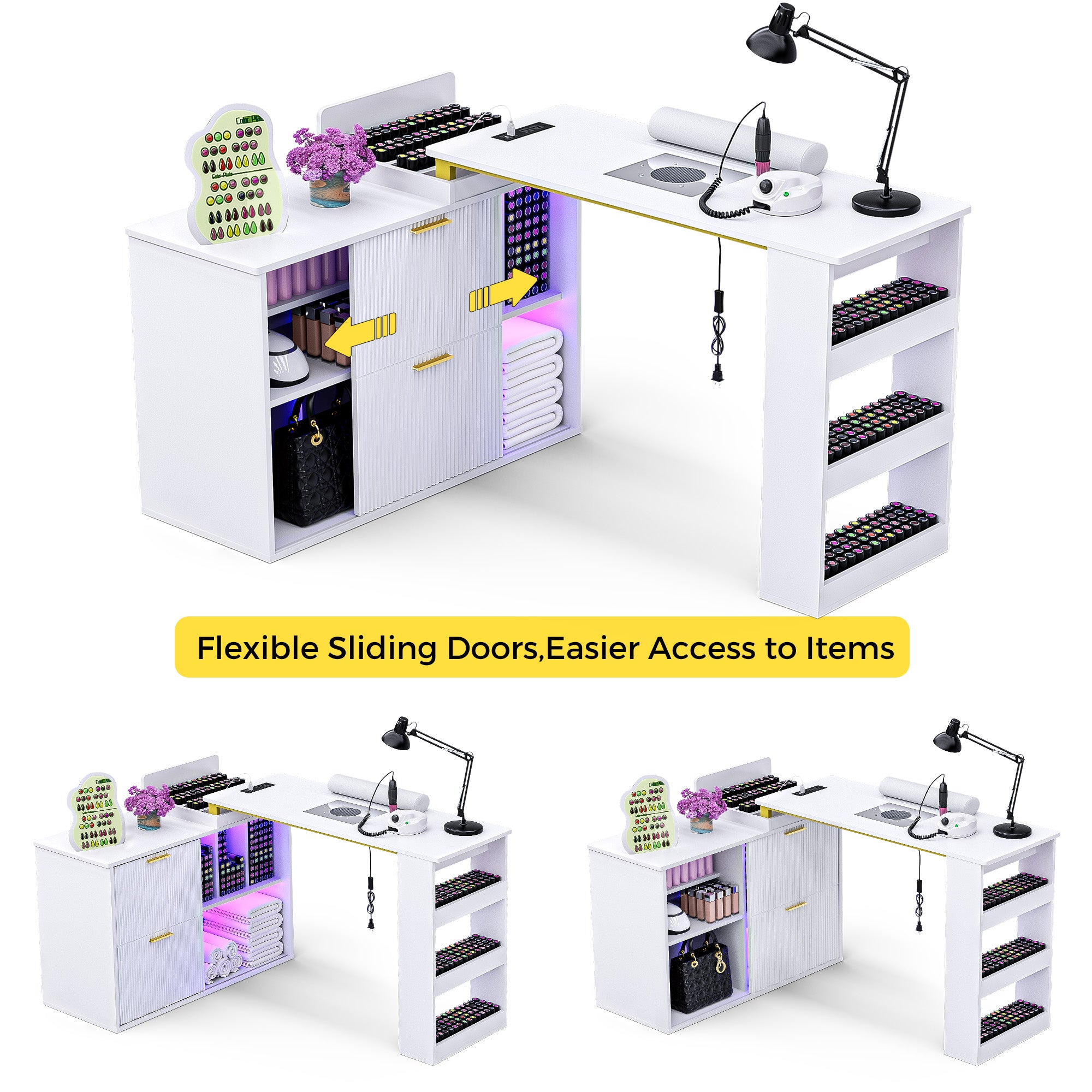 Nail Table with light