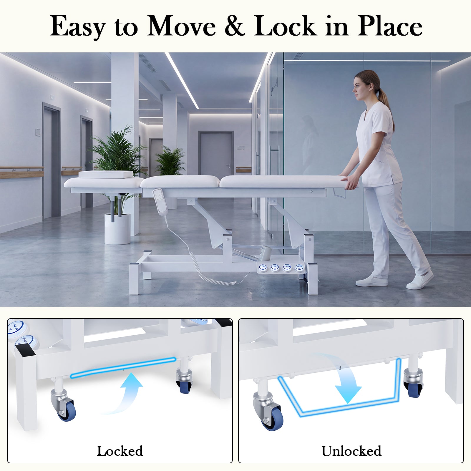 Advwin 2-Motor Electric Massage Treatment Table