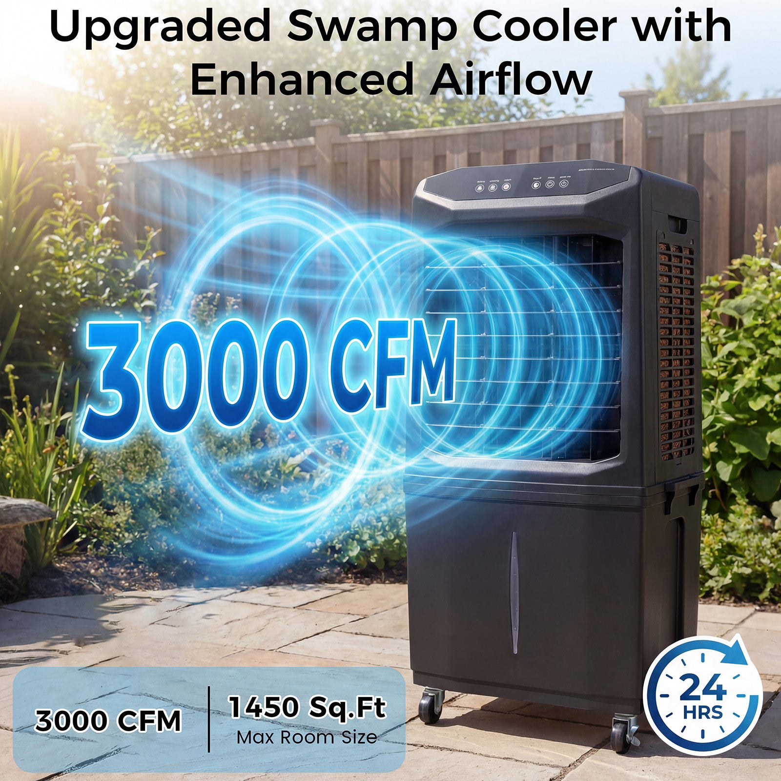 Advwin 3300 CFM Evaporative Swamp Cooler