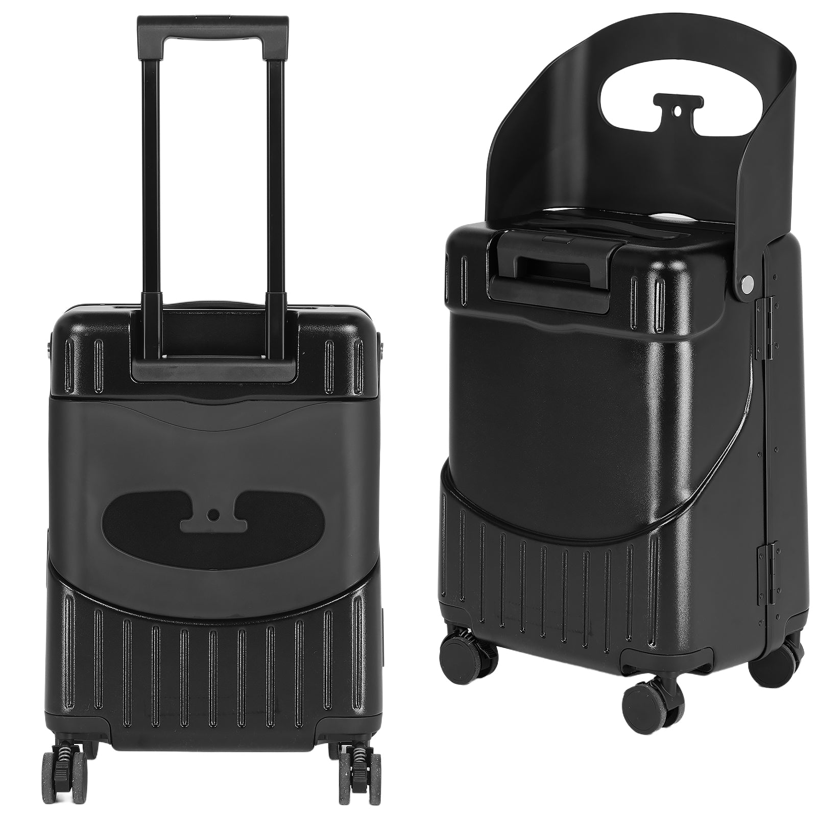 luggage with baby seat