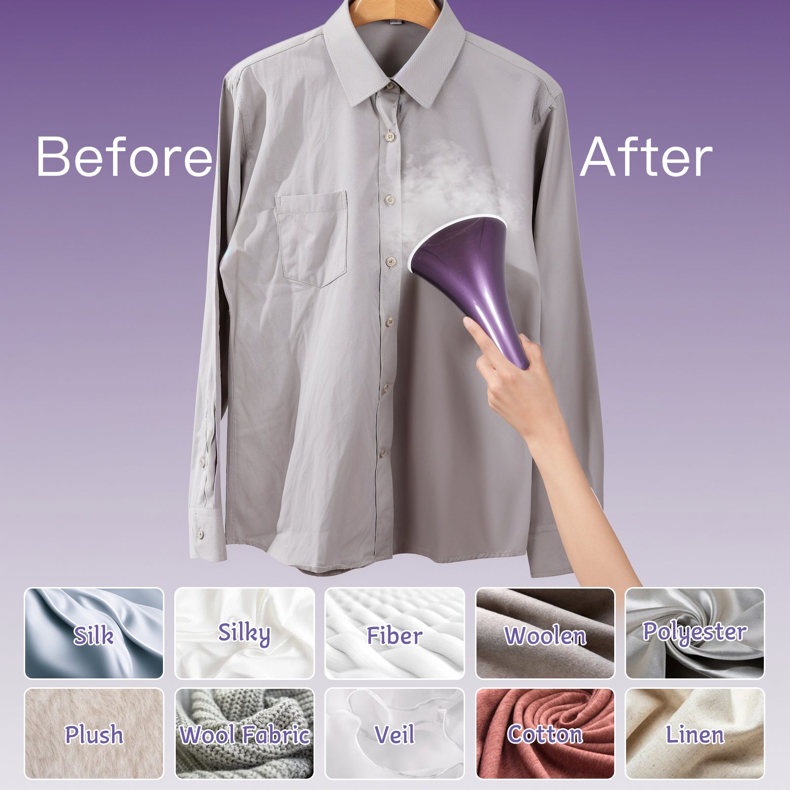 Advwin 1500W Garment Steamer w/ Wheels