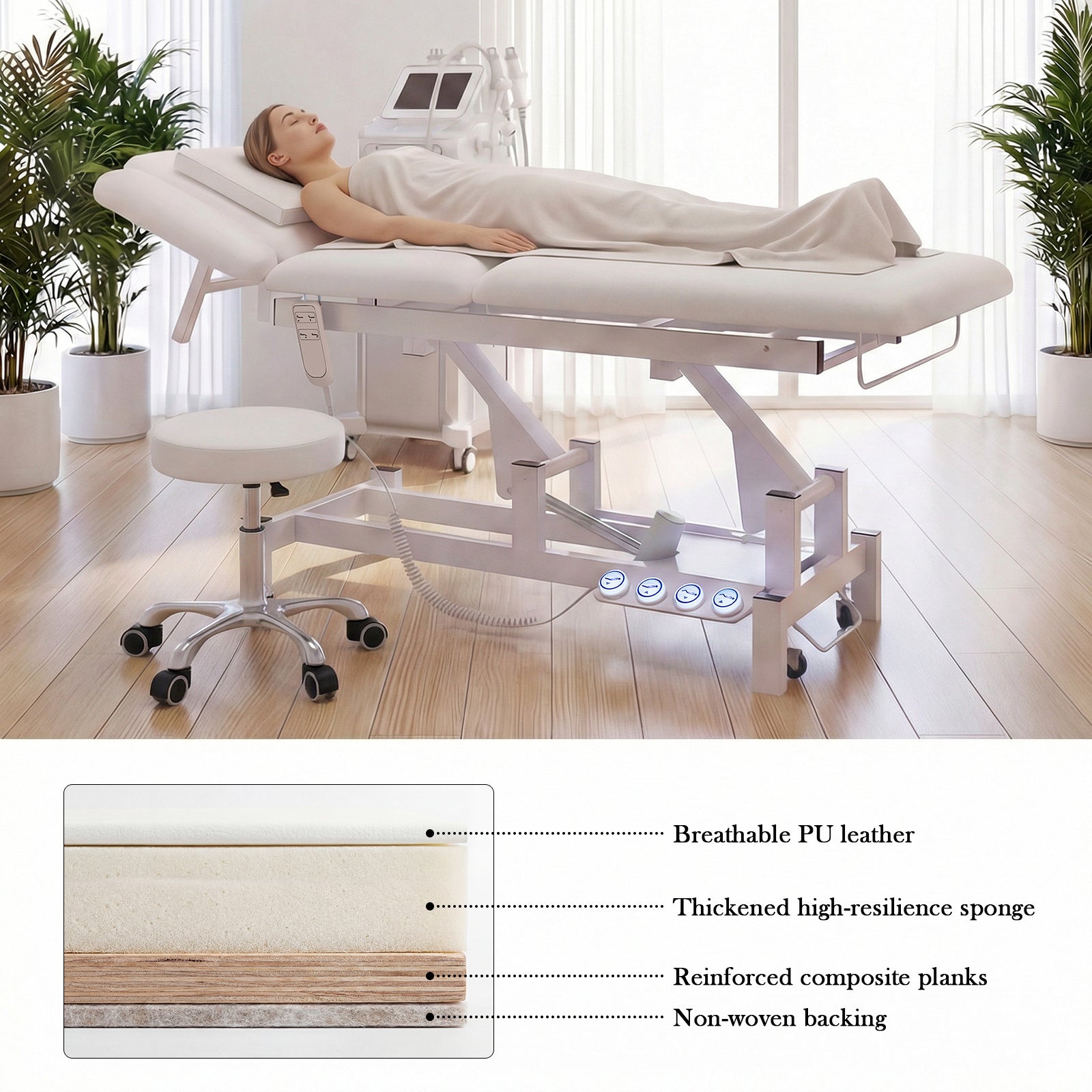 Advwin 2-Motor Electric Massage Treatment Table