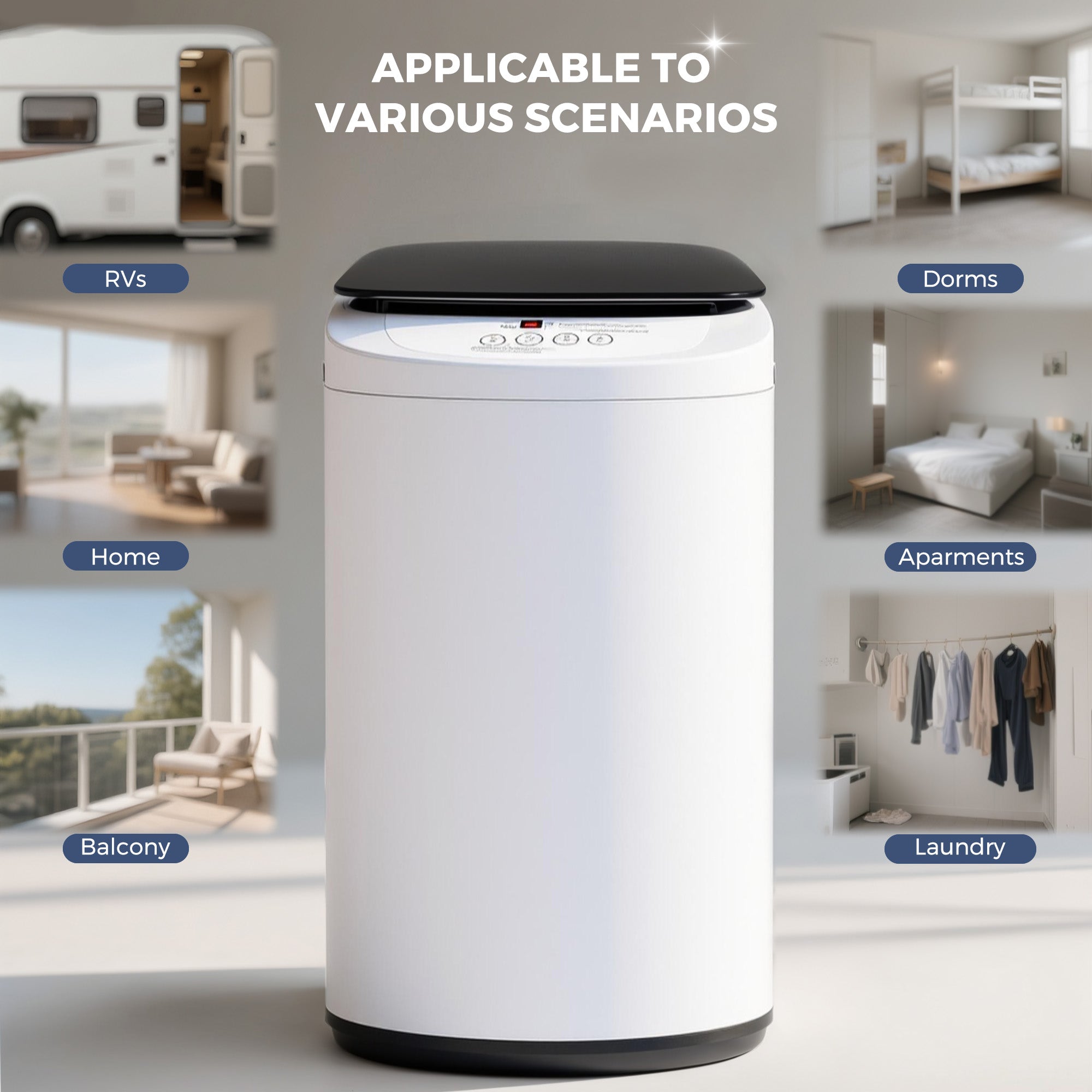 Advwin 1.07 Cu.ft Portable Washing Machine