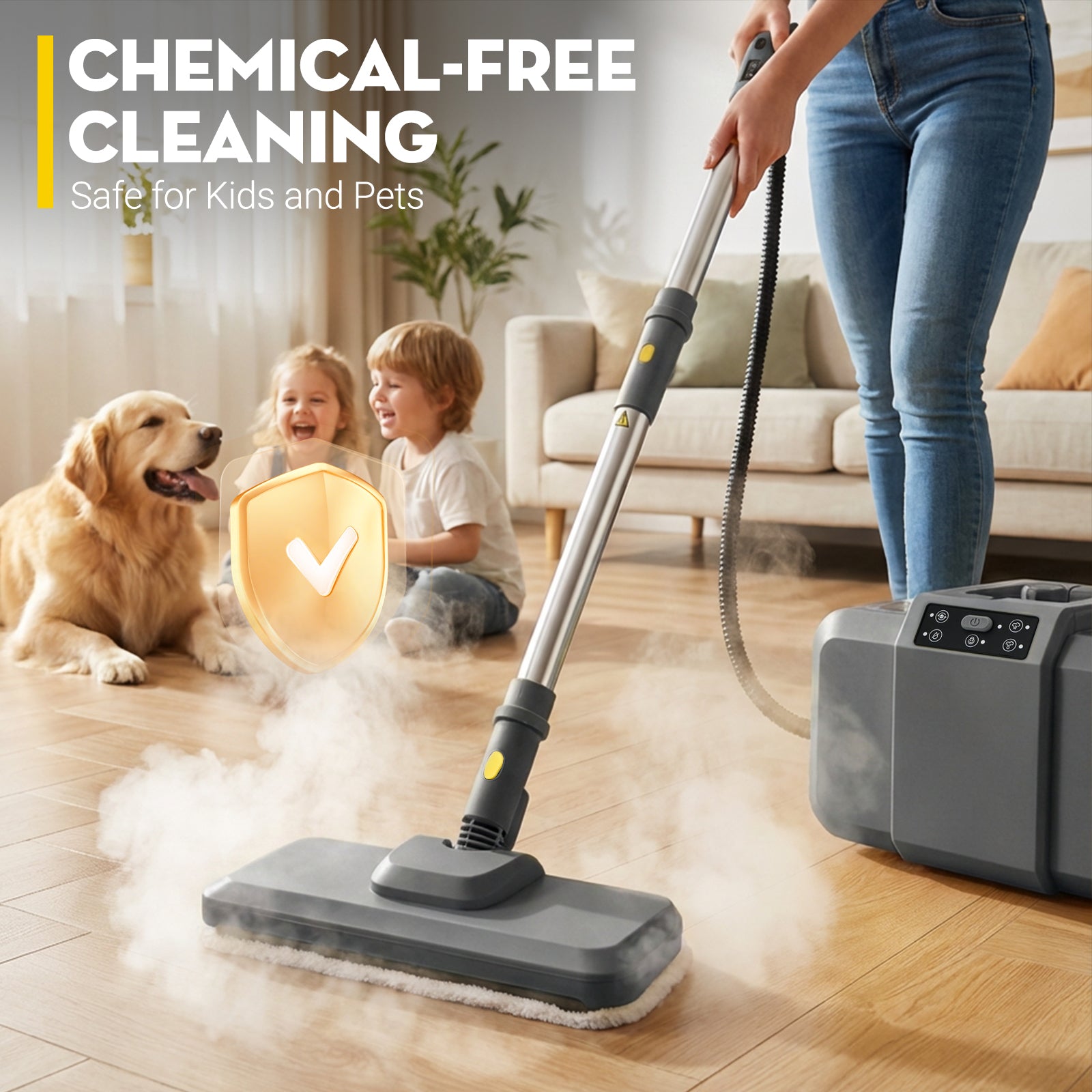 Advwin Steam Cleaner Chemical-Free High-Pressure