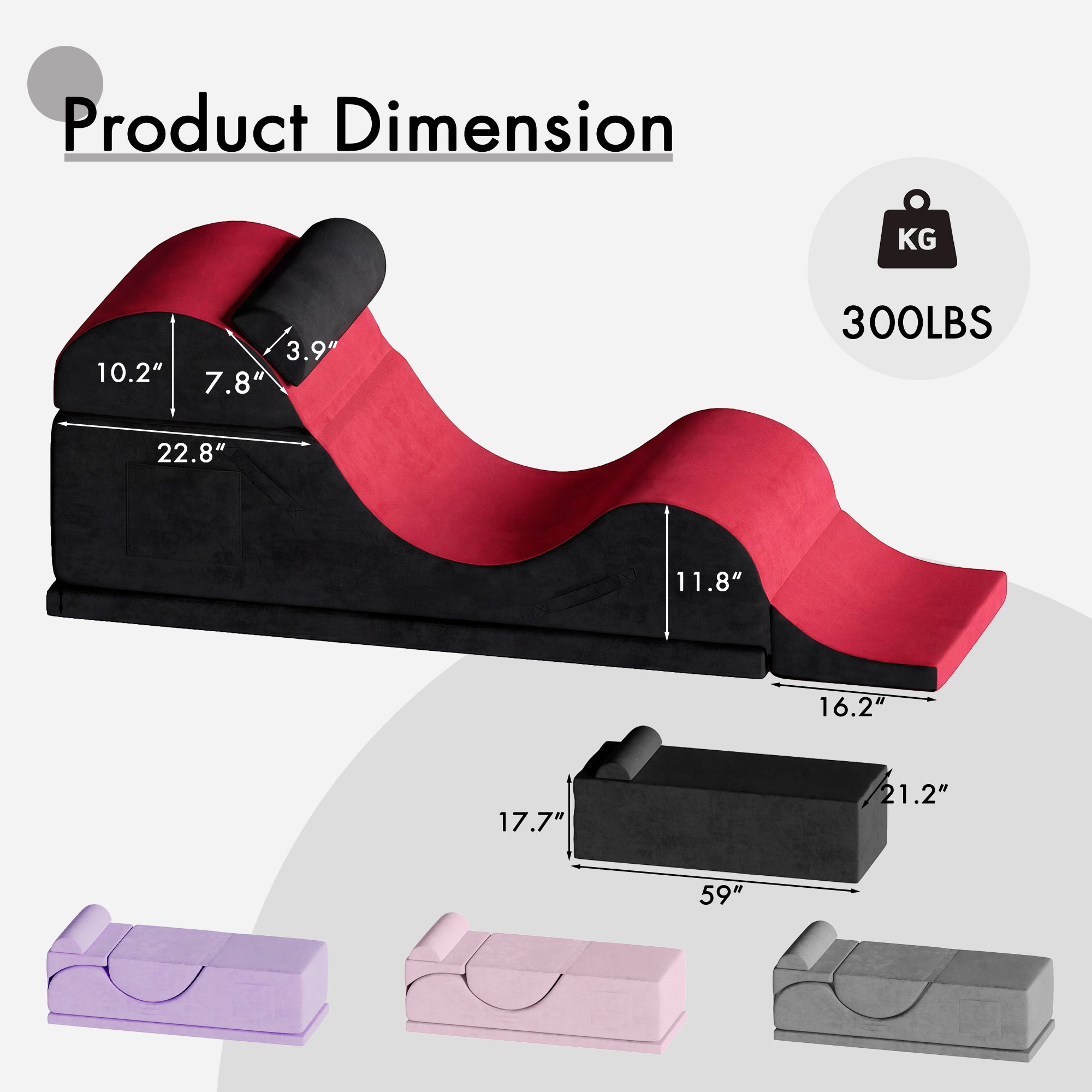 Advwin Convertible Yoga Chair for Adults