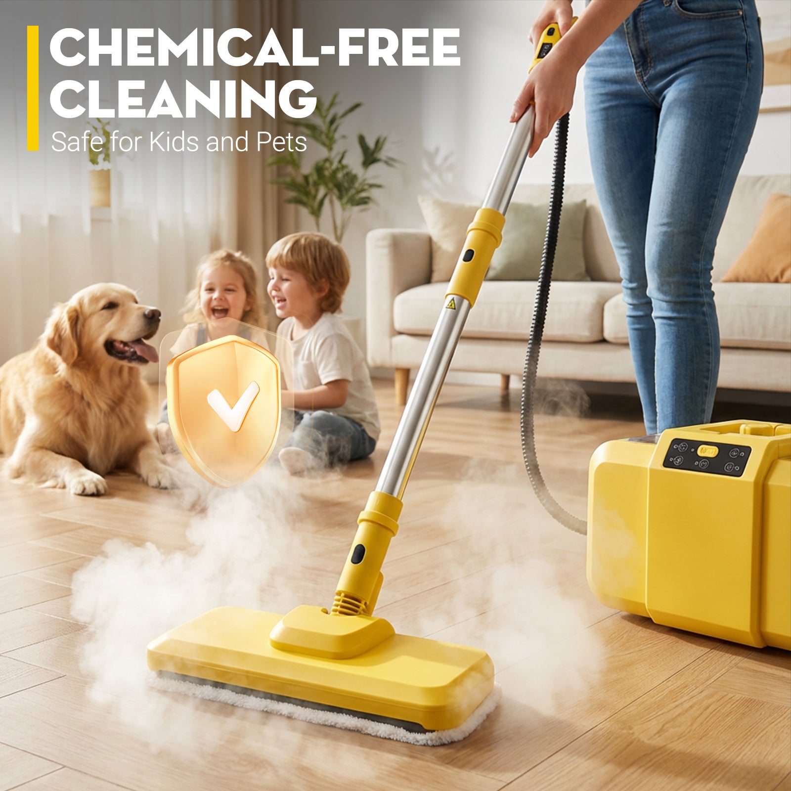Advwin Steam Cleaner Chemical-Free High-Pressure