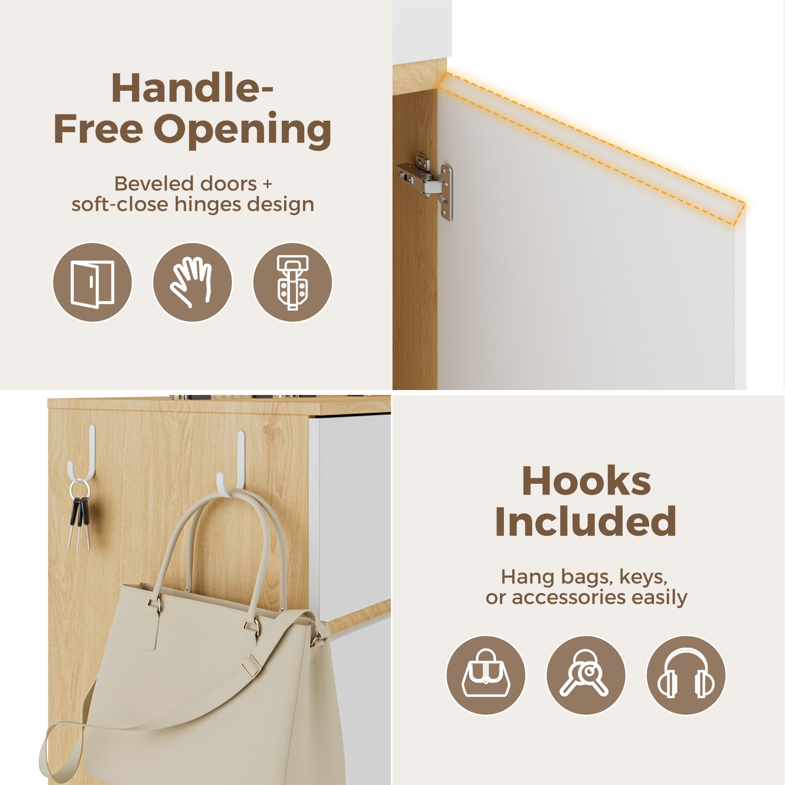 Advwin Modern Freestanding Room Divider