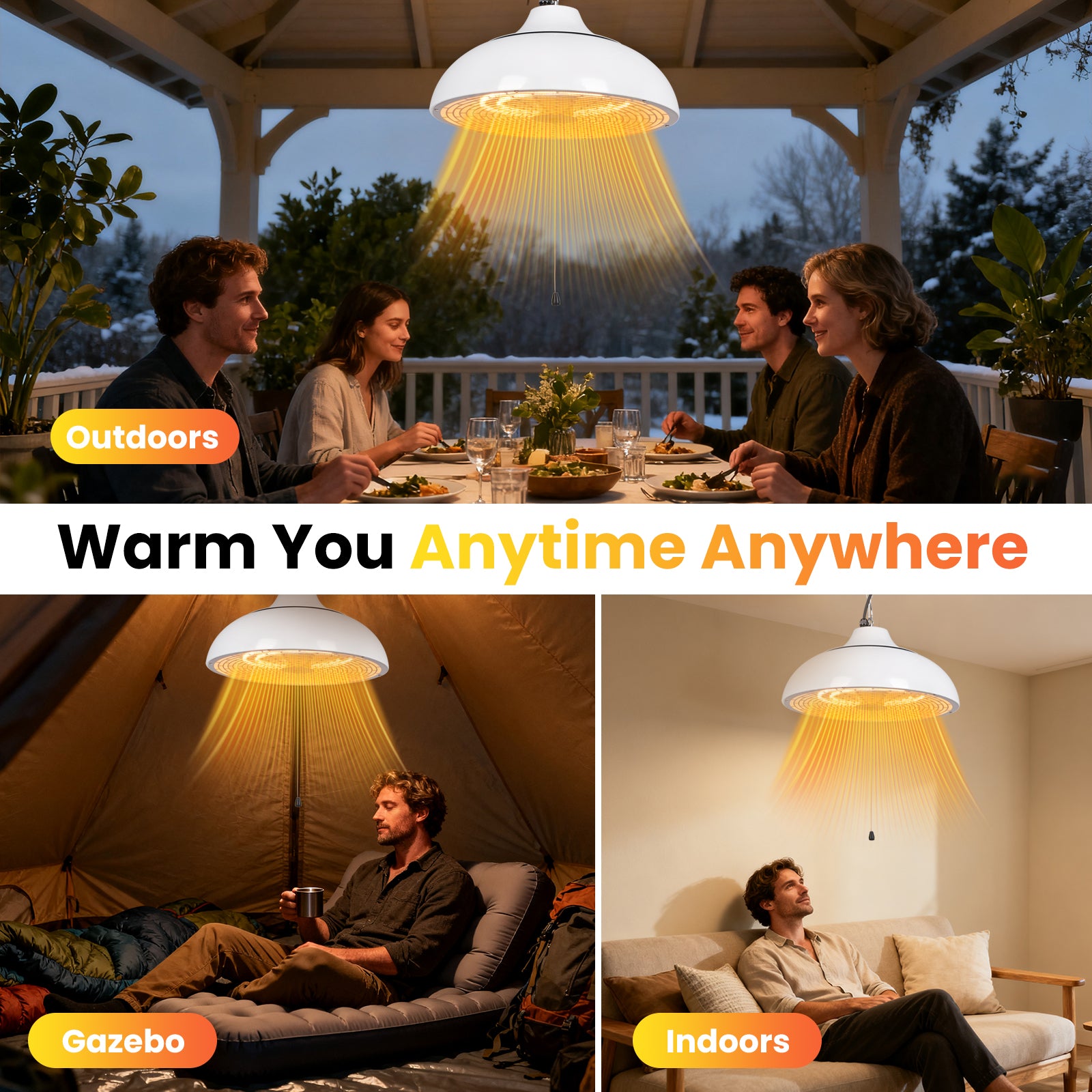 Advwin Outdoor Electric Patio Heater 1500W