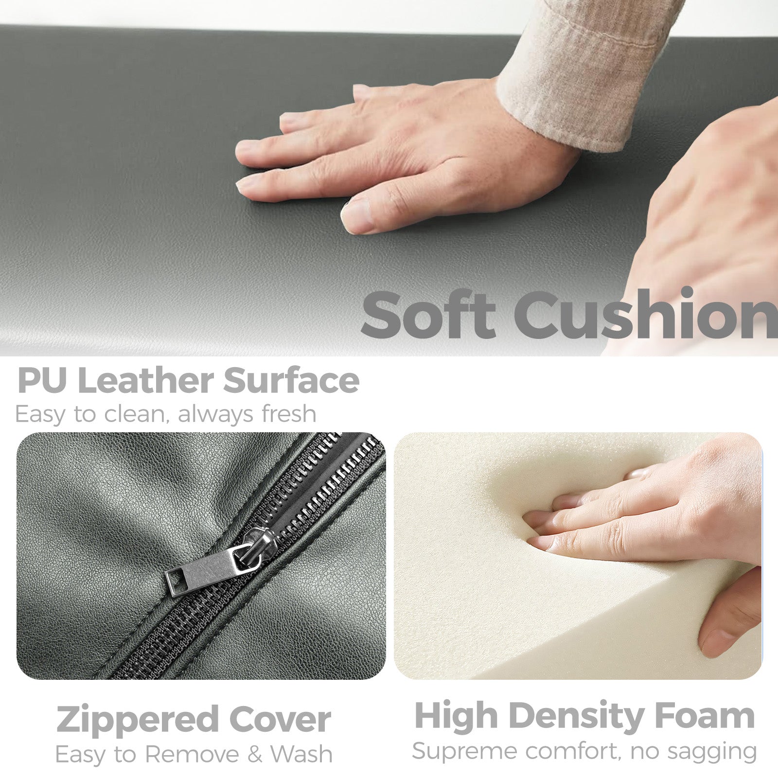 Advwin L-Shaped Corner Storage Bench