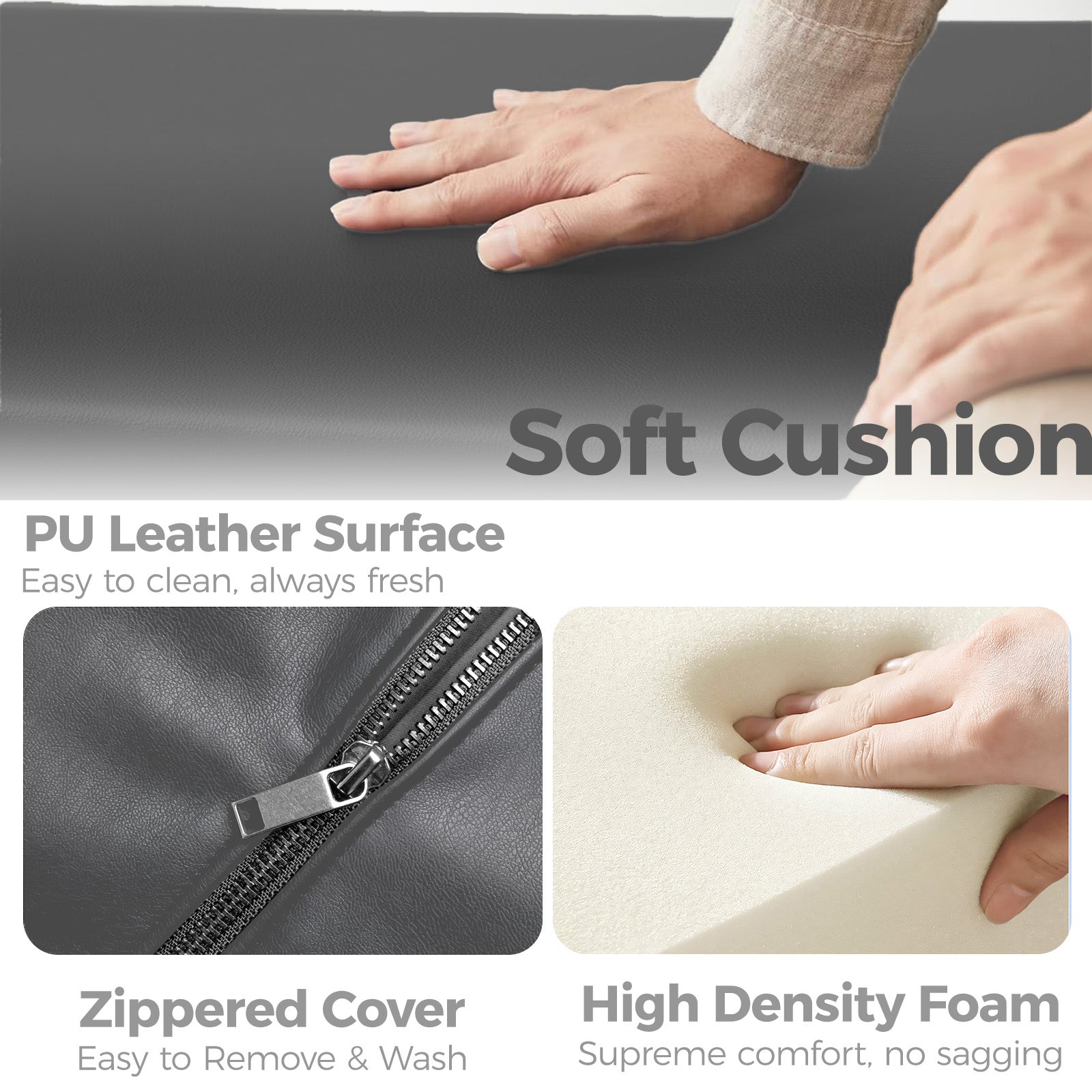 Advwin L-Shaped Corner Storage Bench